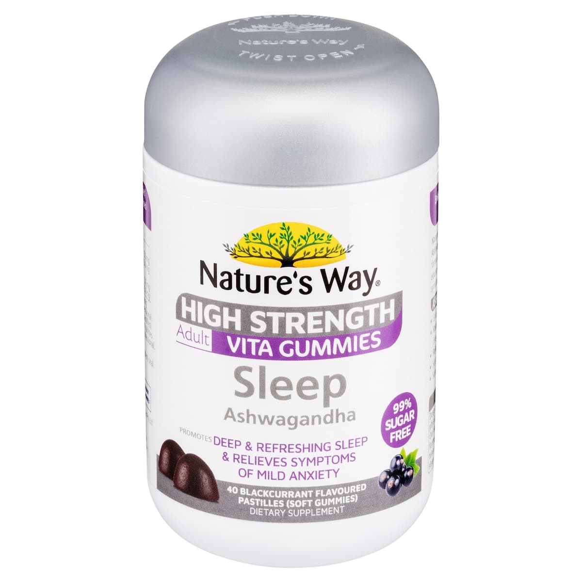 Thumbnail Nature's Way High Strength Adult Vita Gummies Sleep Ashwagandha 40 Pack