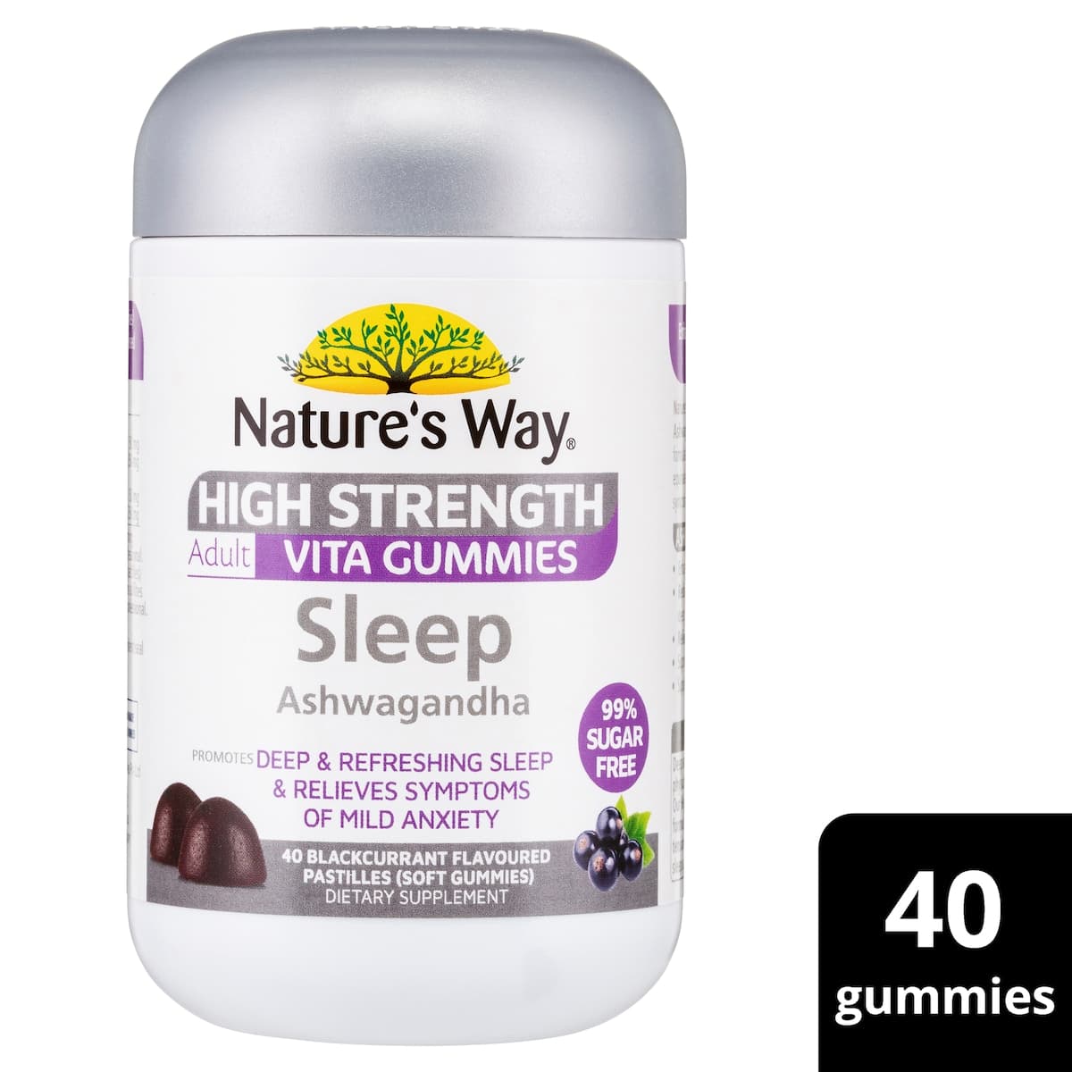 Thumbnail Nature's Way High Strength Adult Vita Gummies Sleep Ashwagandha 40 Pack