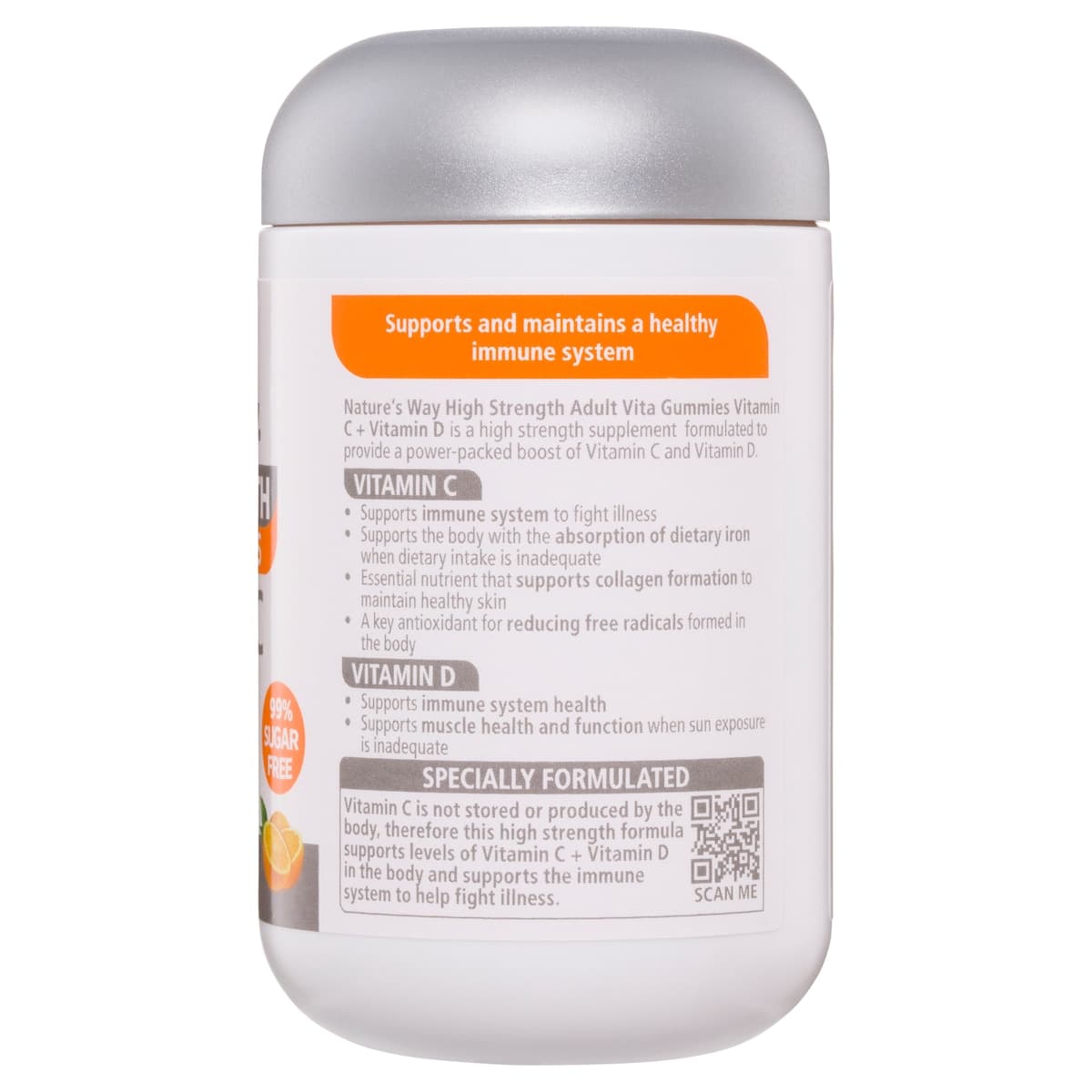 Thumbnail Nature's Way Adult Vita Gummies High Strength Vit C + Vit D 65 Pack
