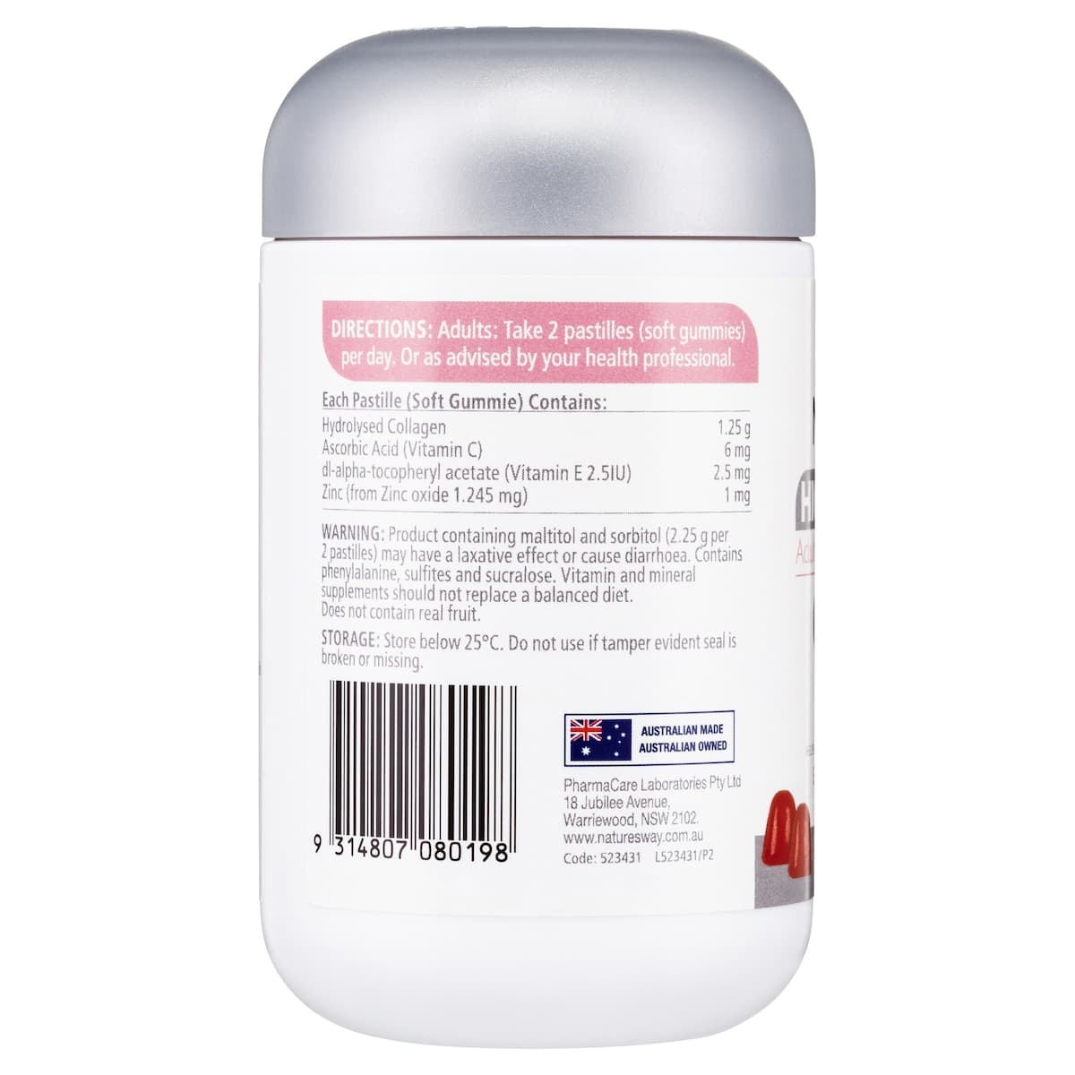 Thumbnail Nature's Way High Strength Adult Vita Gummies Collagen Beauty Complex 50 Pack