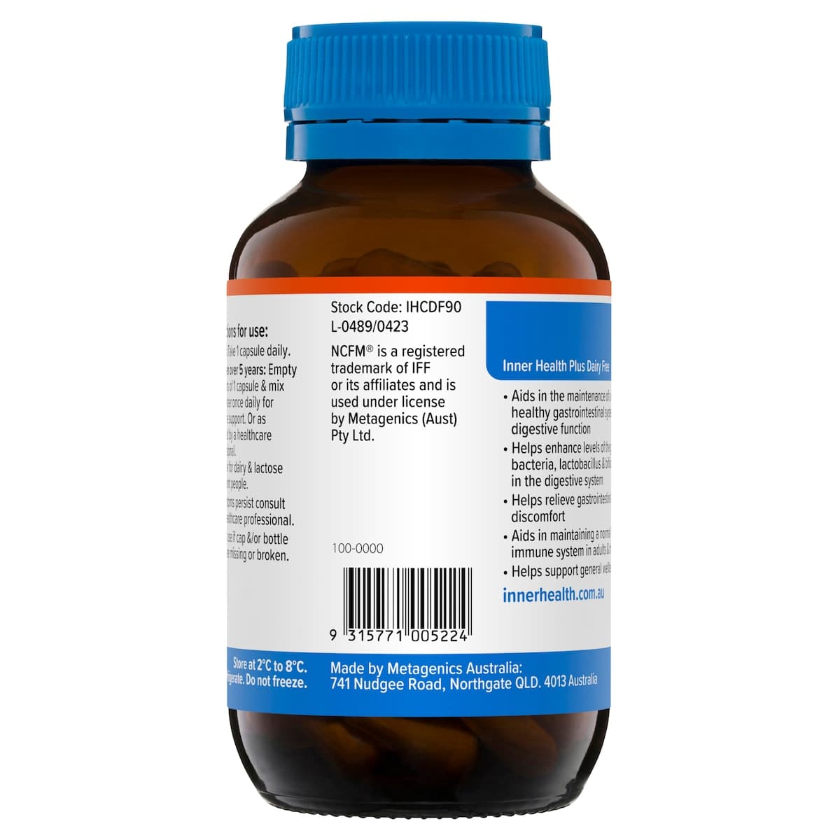 Thumbnail Inner Health Plus Dairy Free Probiotic 90 Capsules