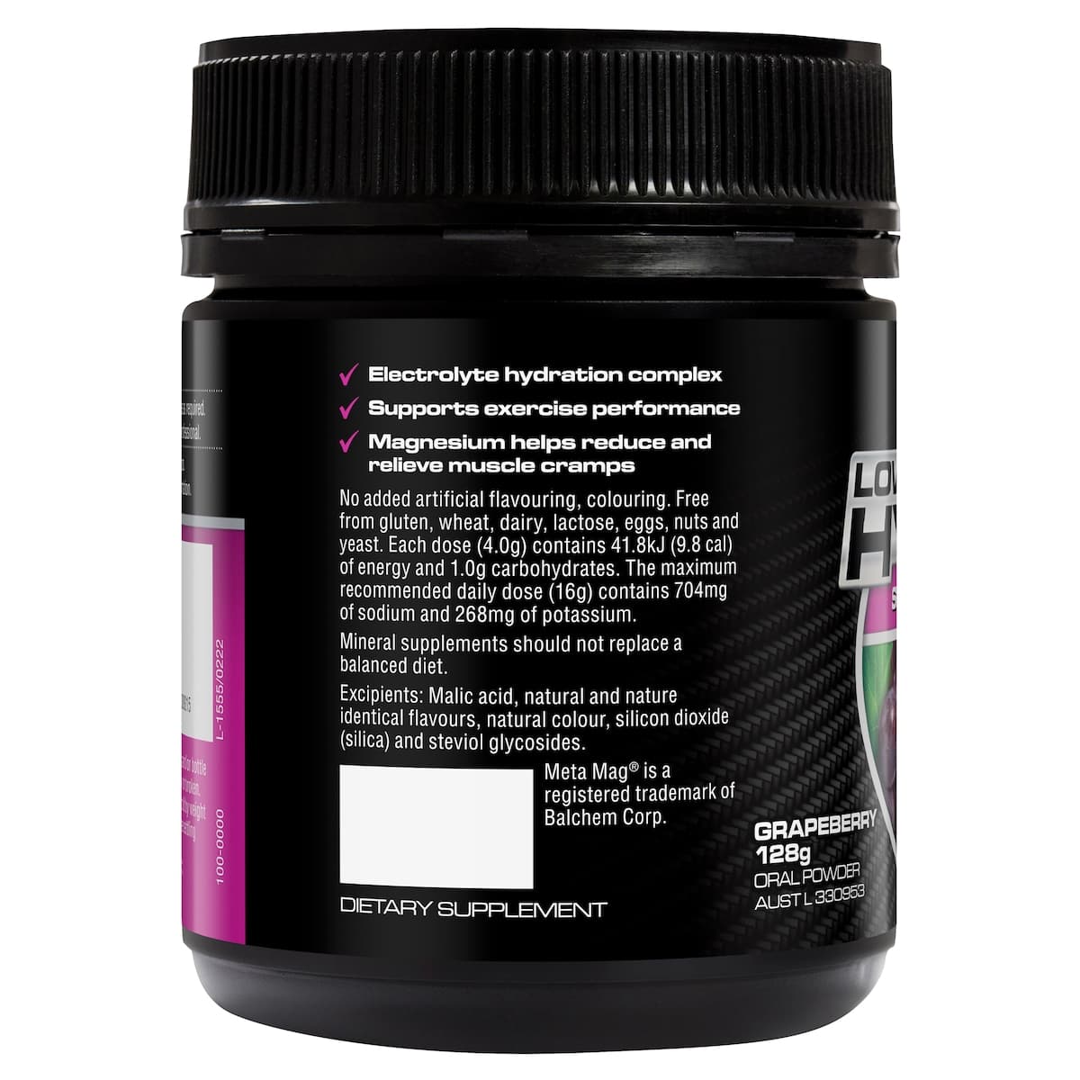 Thumbnail Endura Rehydration Low Carb Fuel Grapeberry 128g