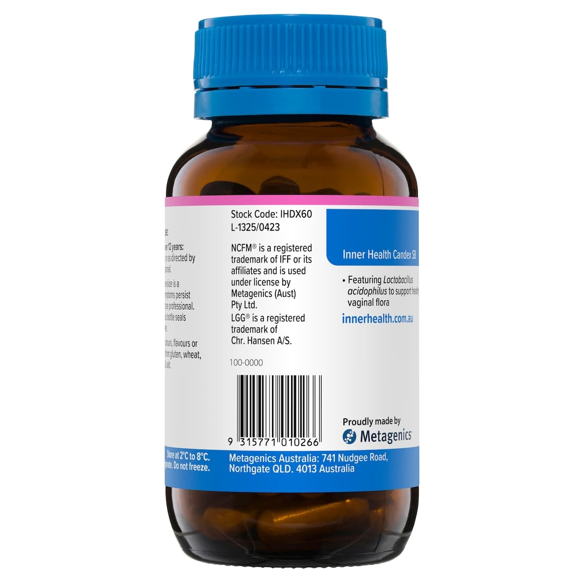 Thumbnail Inner Health Candex SB Probiotic Flora Balance 60 Capsules