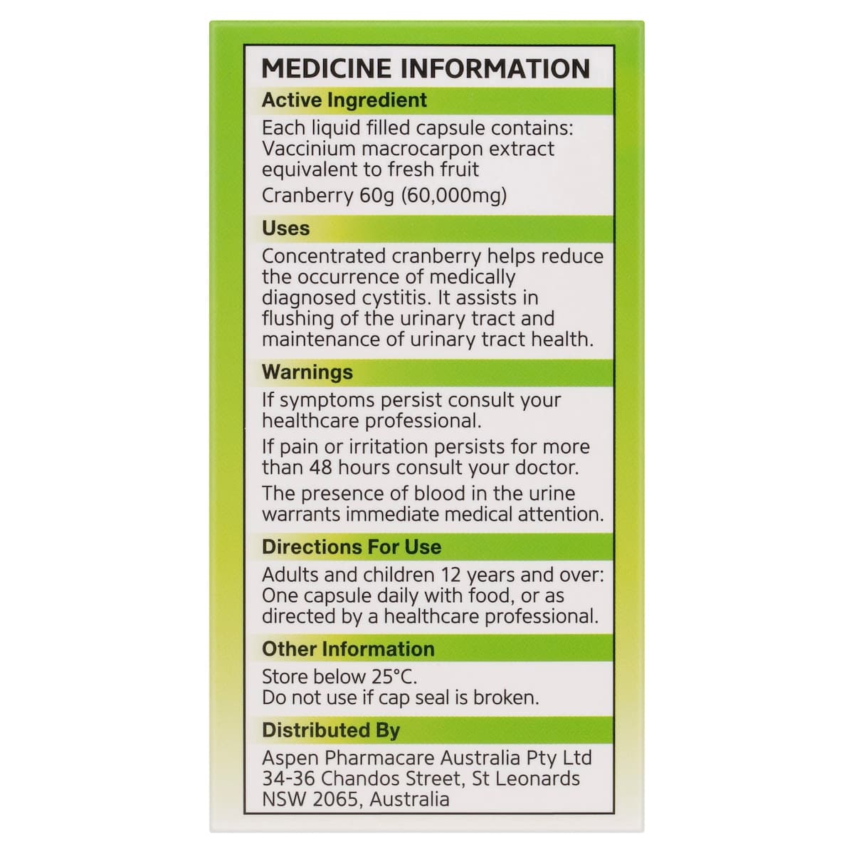 Thumbnail Ural High Strength Cranberry 60000mg 30 Capsules