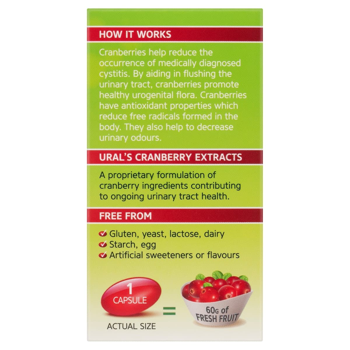 Thumbnail Ural High Strength Cranberry 60000mg 30 Capsules