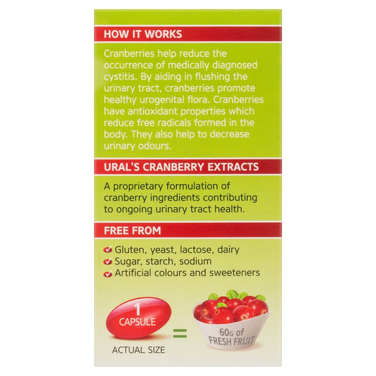 Thumbnail Ural High Strength Cranberry 60000mg 30 Capsules