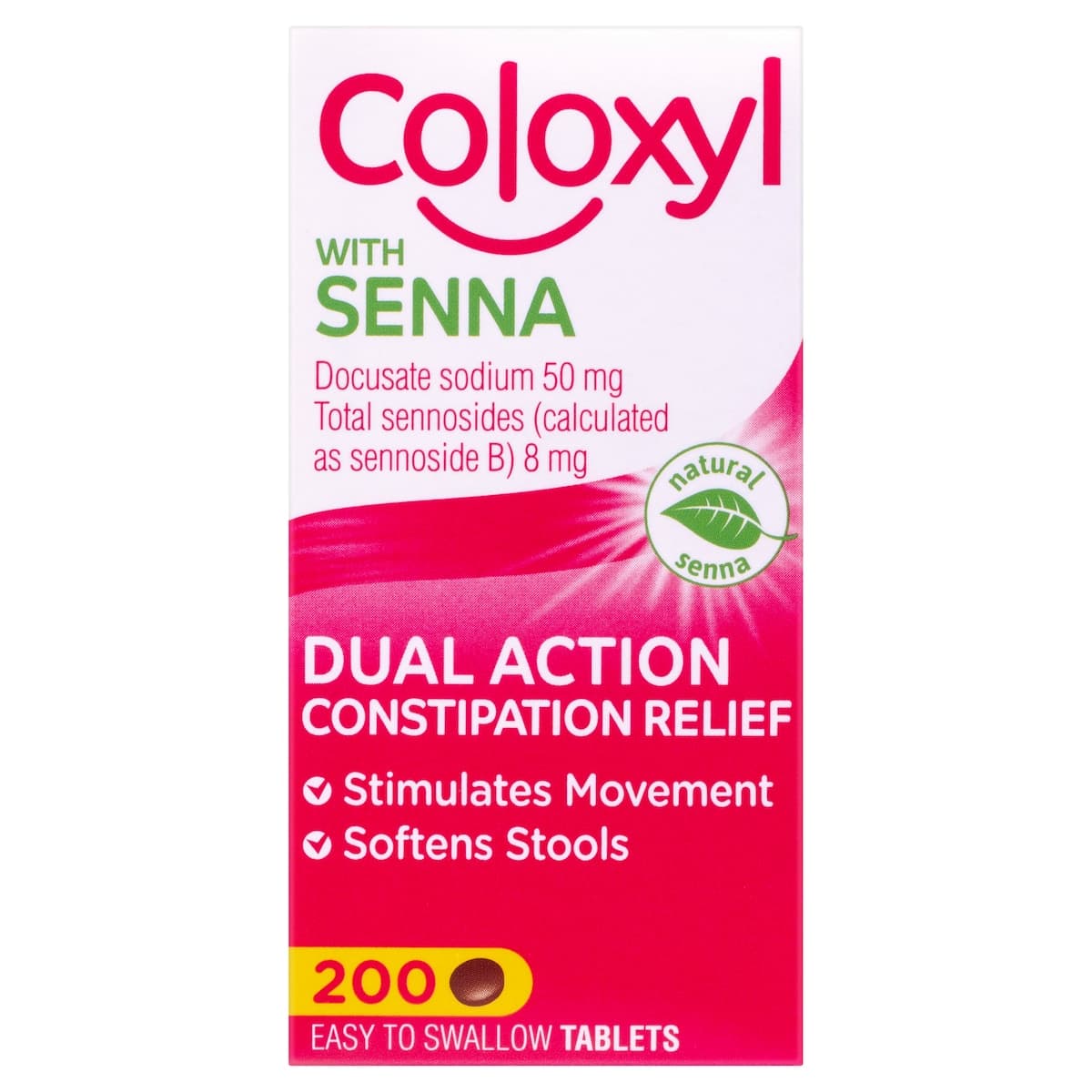 Thumbnail Coloxyl with Senna 200 Tablets