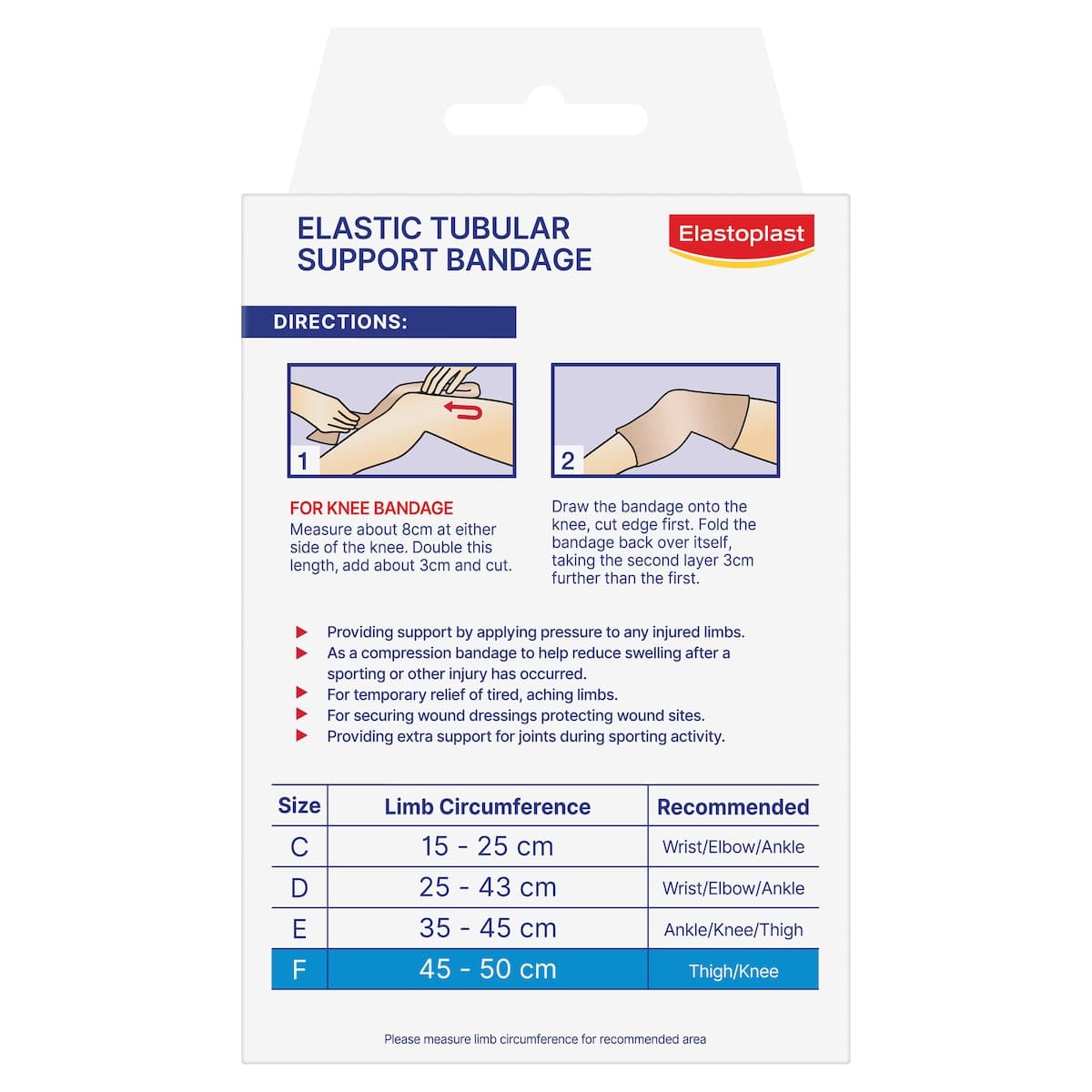 Thumbnail Elastoplast Elastic Tubular Support Bandage Size F 1m