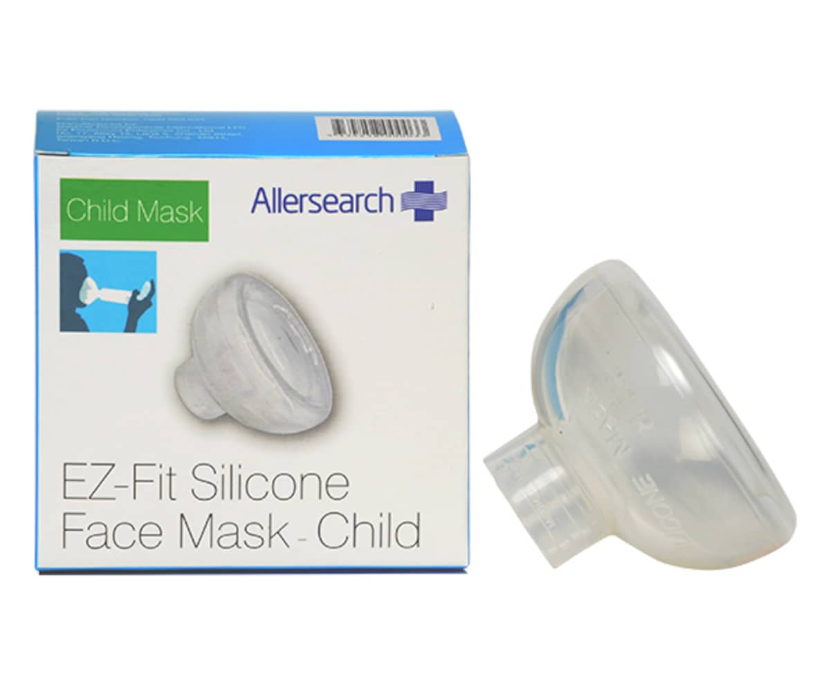 Thumbnail Allersearch Ez-Fit Silicone Face Mask Child Size 2
