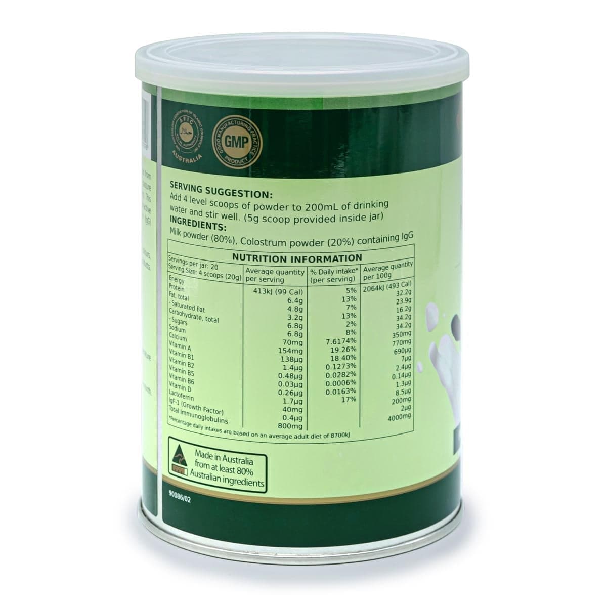 Thumbnail Australian by Nature Colostrum & Milk Powder 400g