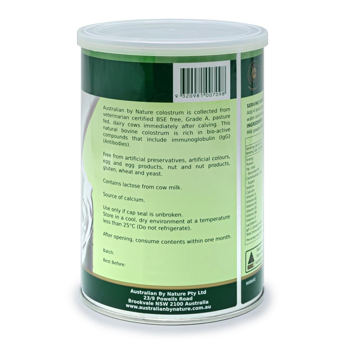Thumbnail Australian by Nature Colostrum & Milk Powder 400g