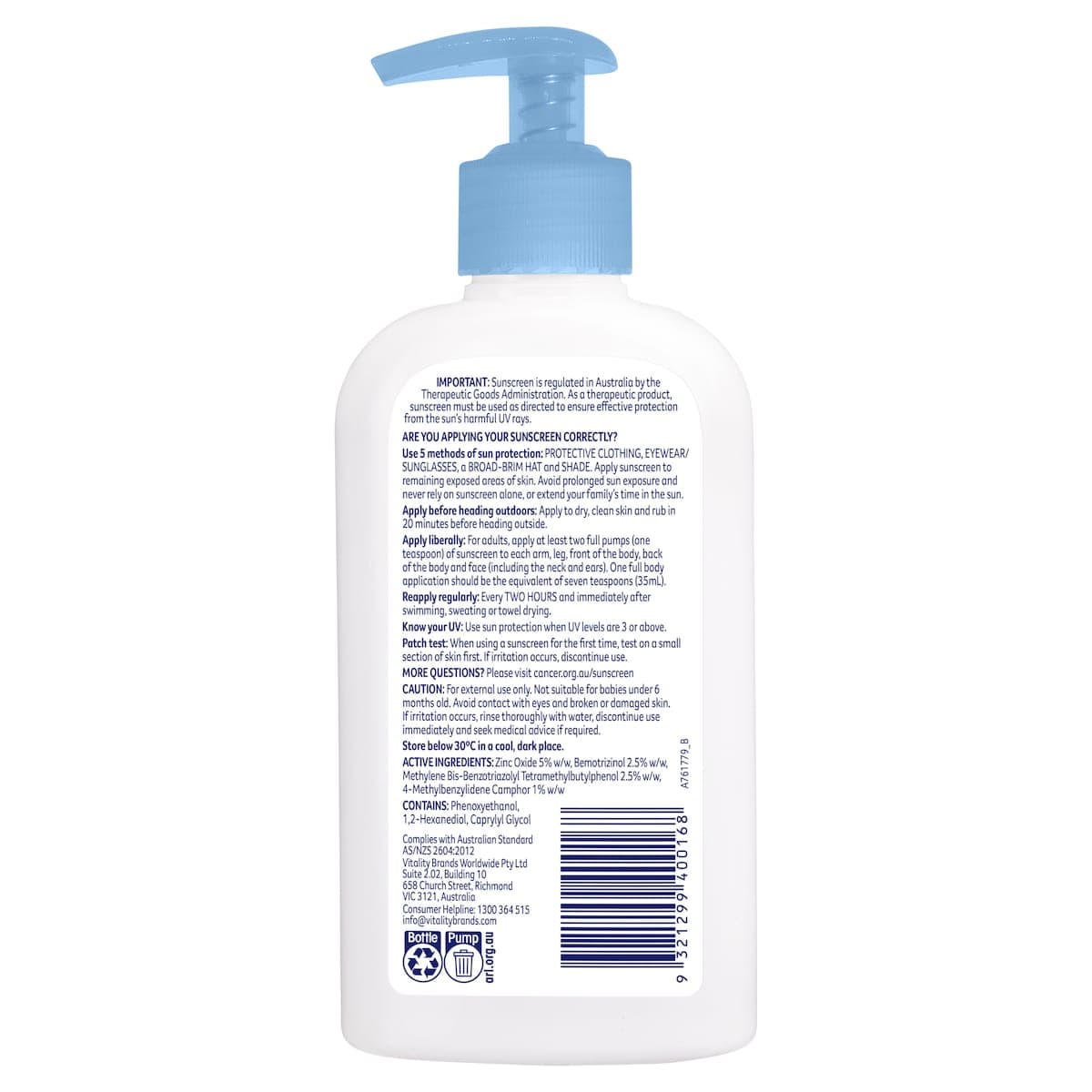 Thumbnail Cancer Council Sunscreen Sensitive SPF50+ 200ml