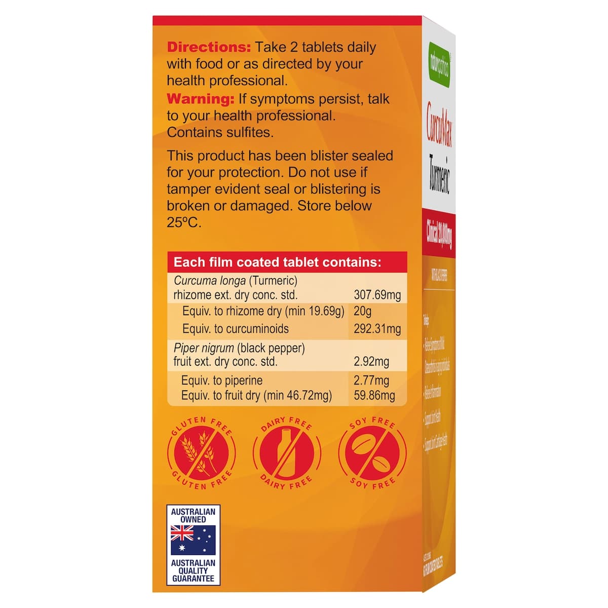 Thumbnail Naturopathica CurcuMax Turmeric Clinical 20000mg 60 Tablets