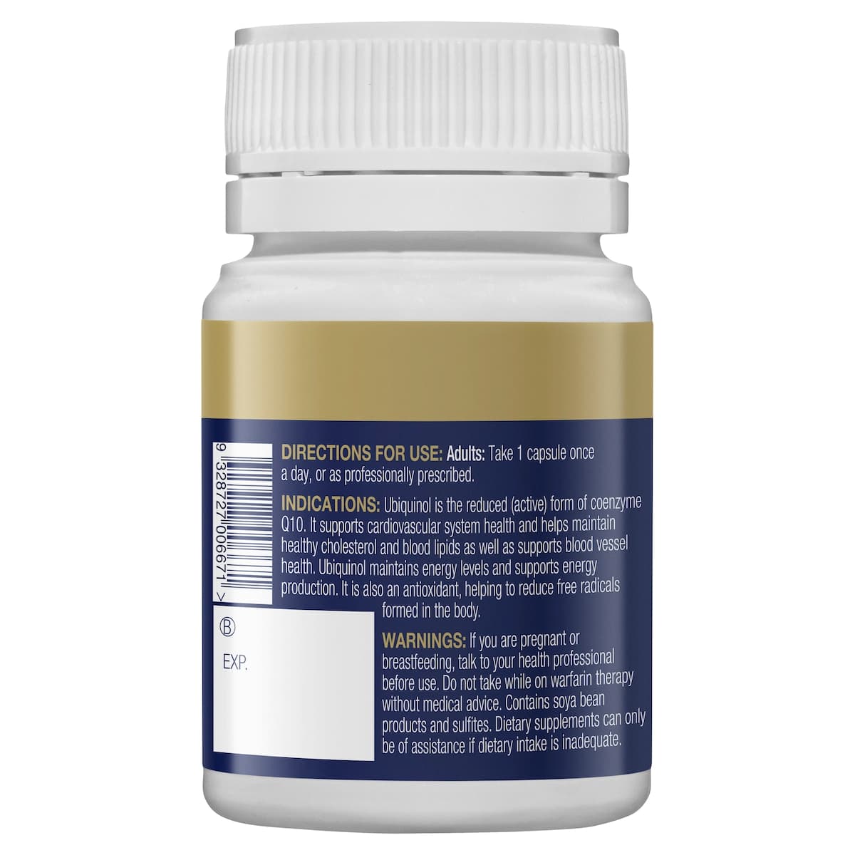 Thumbnail BioCeuticals Ubiquinol BioActive 150mg 30 Capsules