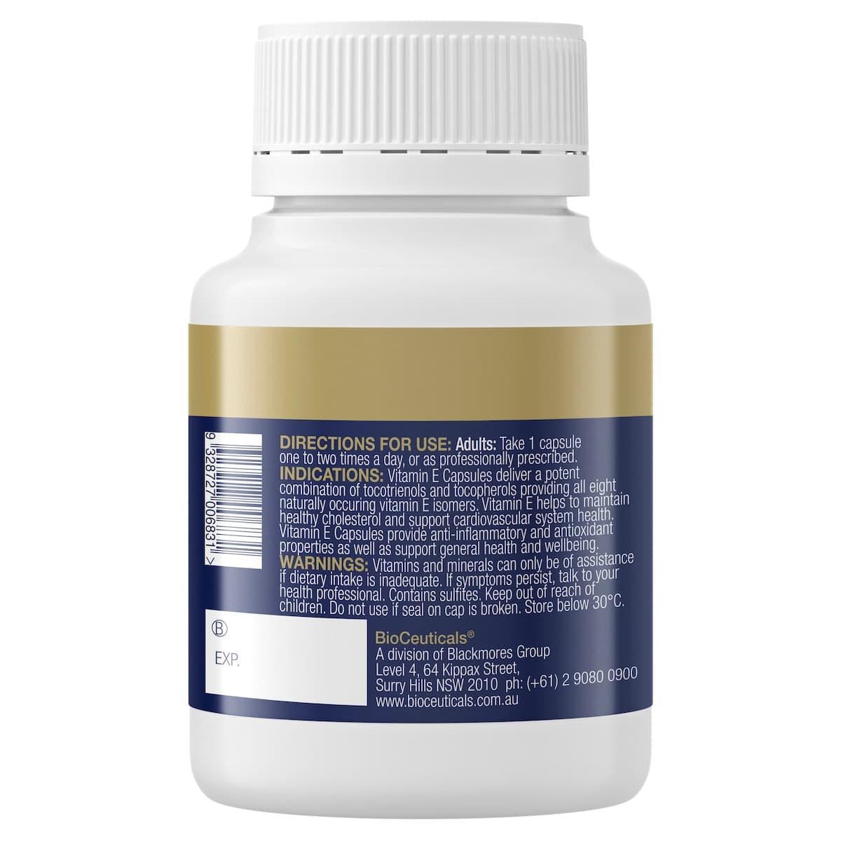 Thumbnail BioCeuticals Vitamin E Capsules 60 Capsules