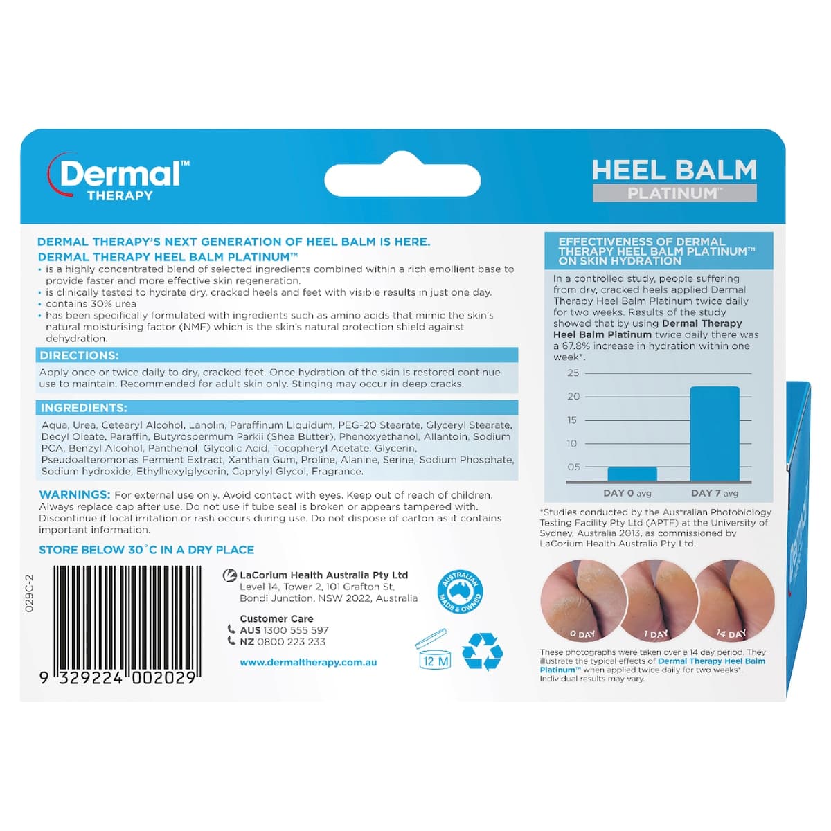 Thumbnail Dermal Therapy Heel Balm Platinum 125g