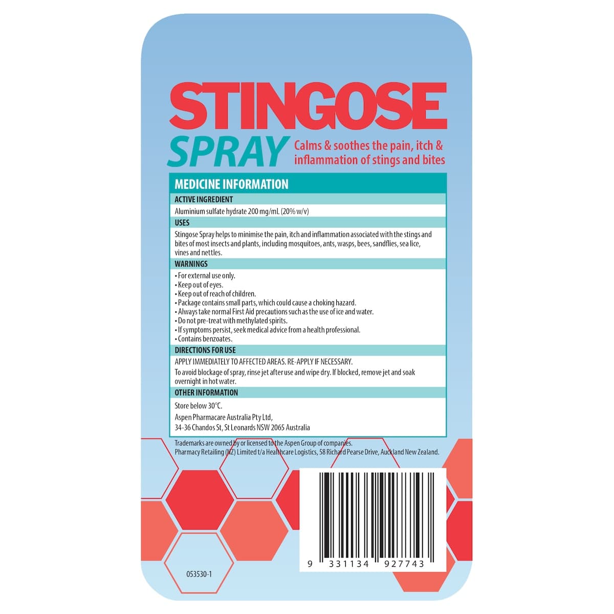 Thumbnail Stingose Spray 25ml