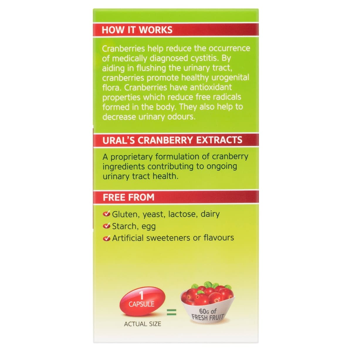 Thumbnail Ural High Strength Cranberry 60000mg 90 Capsules