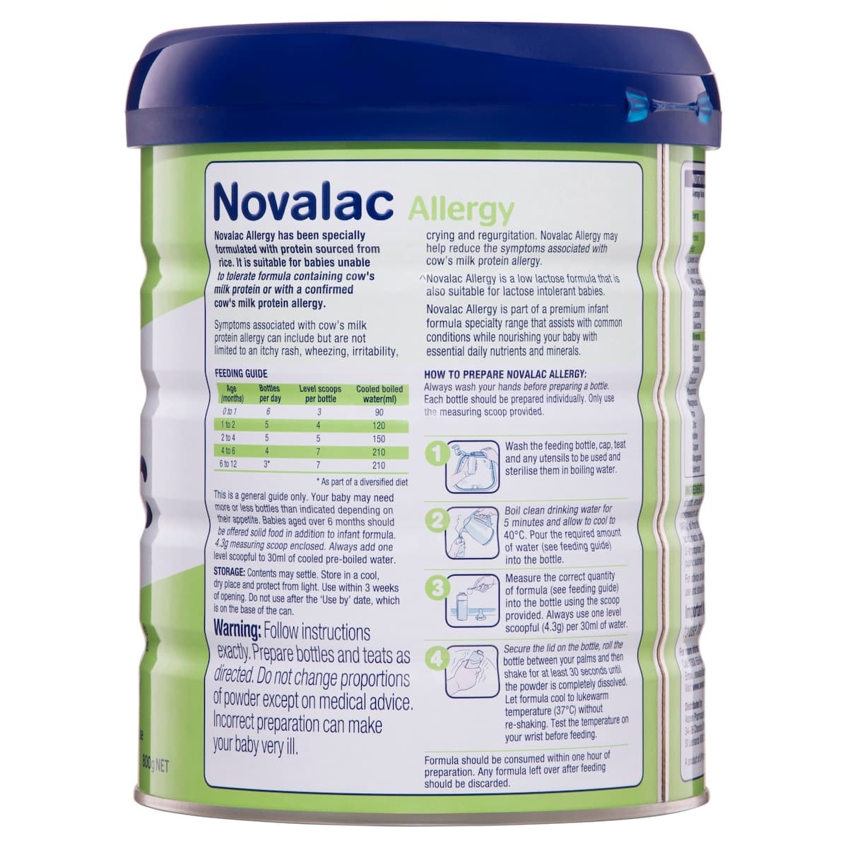 Thumbnail Novalac Allergy Premium Rice Based Infant Formula 800g