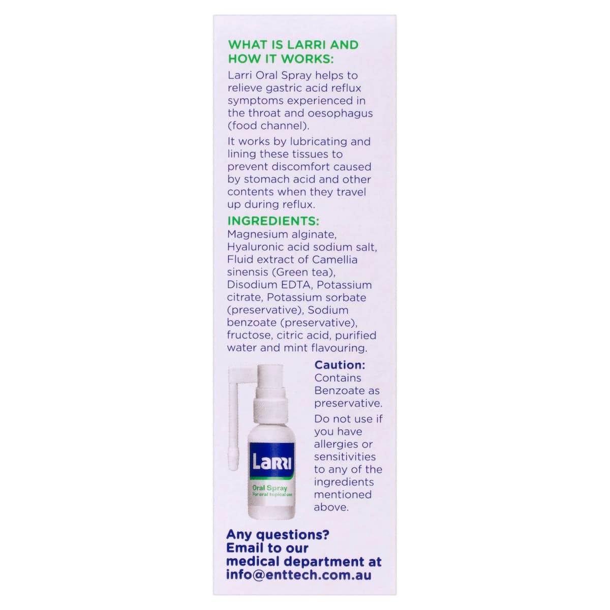 Thumbnail Larri Oral Spray Gastric Reflux 30ml