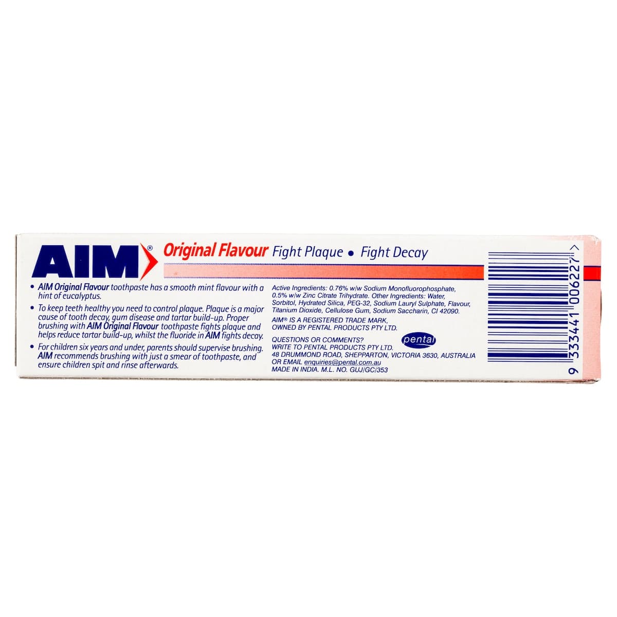 Thumbnail Aim Toothpaste Original Flavour 90g