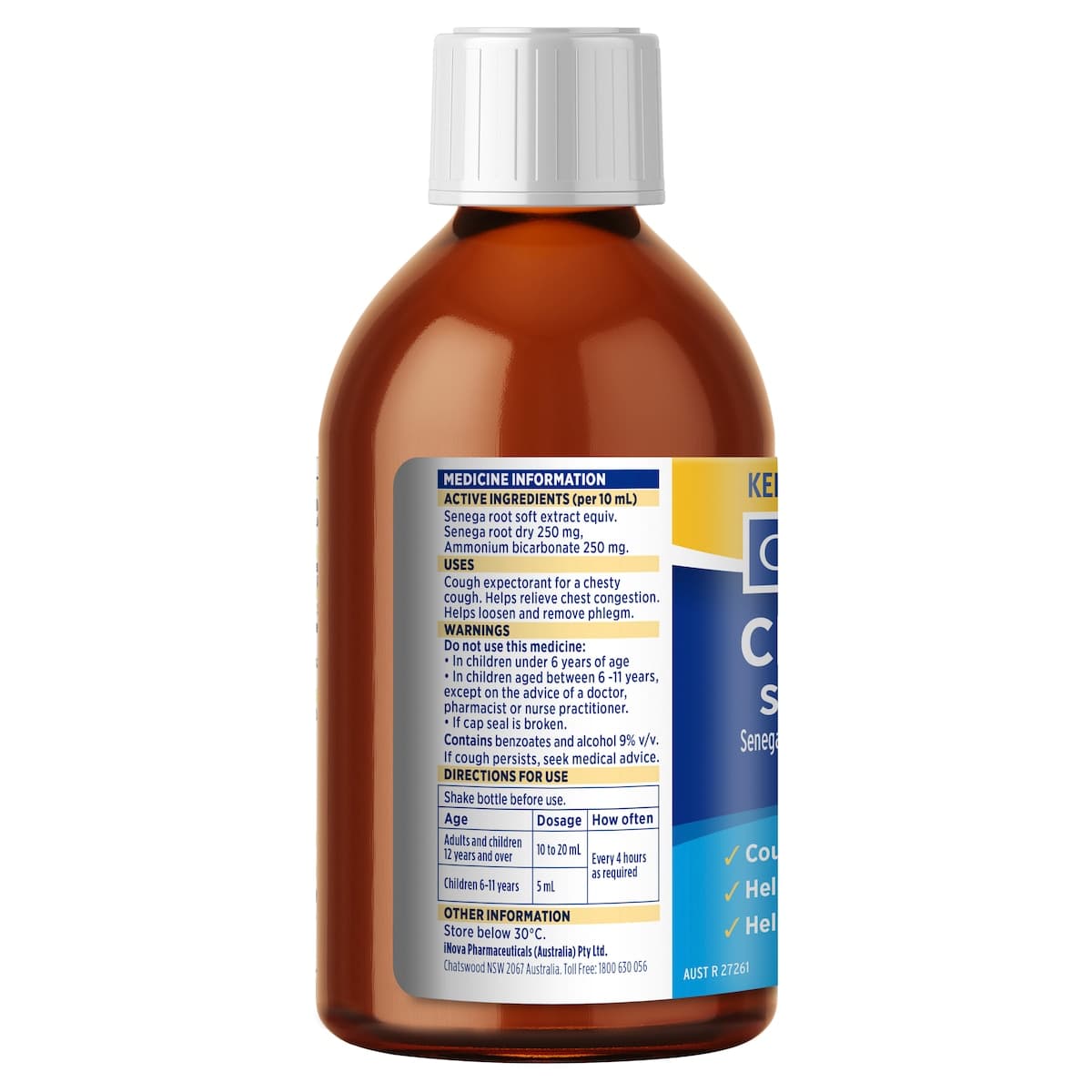 Thumbnail Gold Cross Chesty Cough Senega & Ammonia 500ml