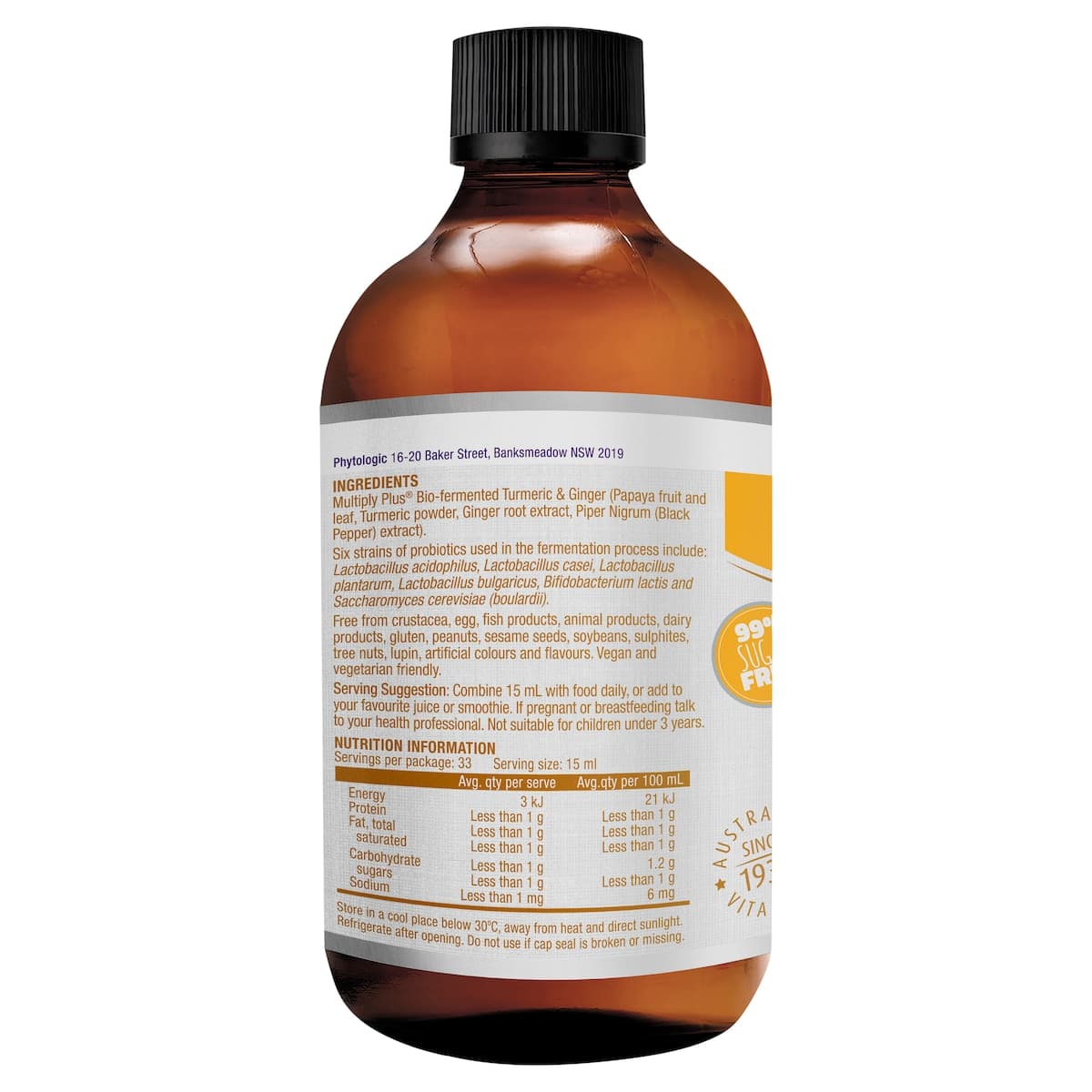 Thumbnail Henry Blooms Bio Fermented Turmeric with Ginger & Black Pepper 500ml