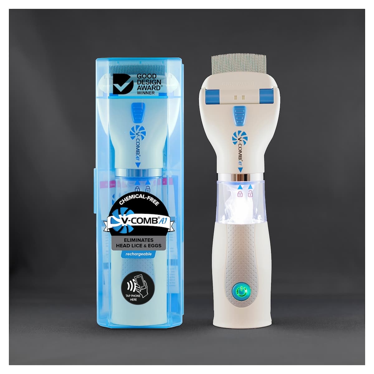 Thumbnail Licetec V-Comb A1 Rechargeable Head Lice Comb