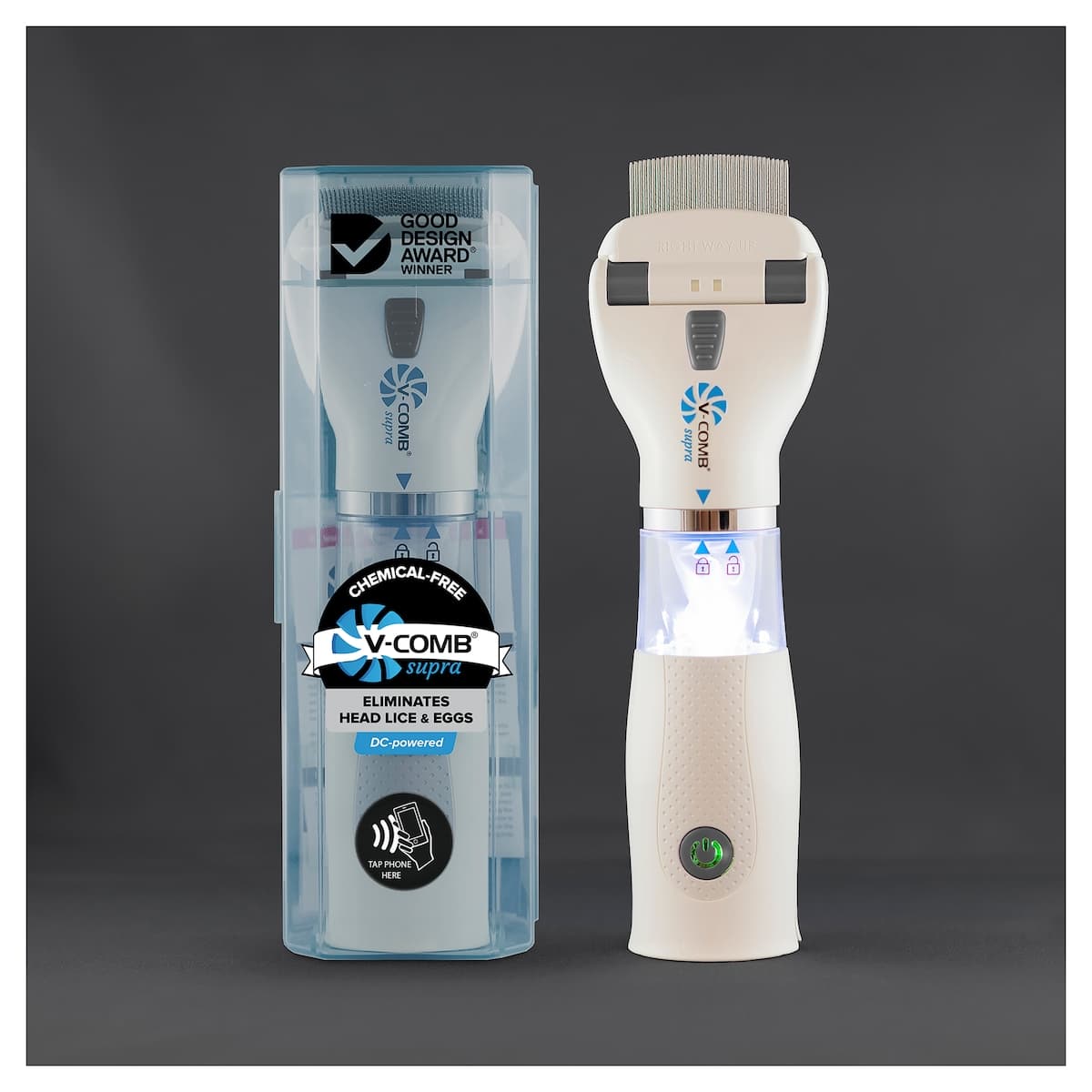 Thumbnail Licetec V-Comb Supra Head Lice Comb DC Powered