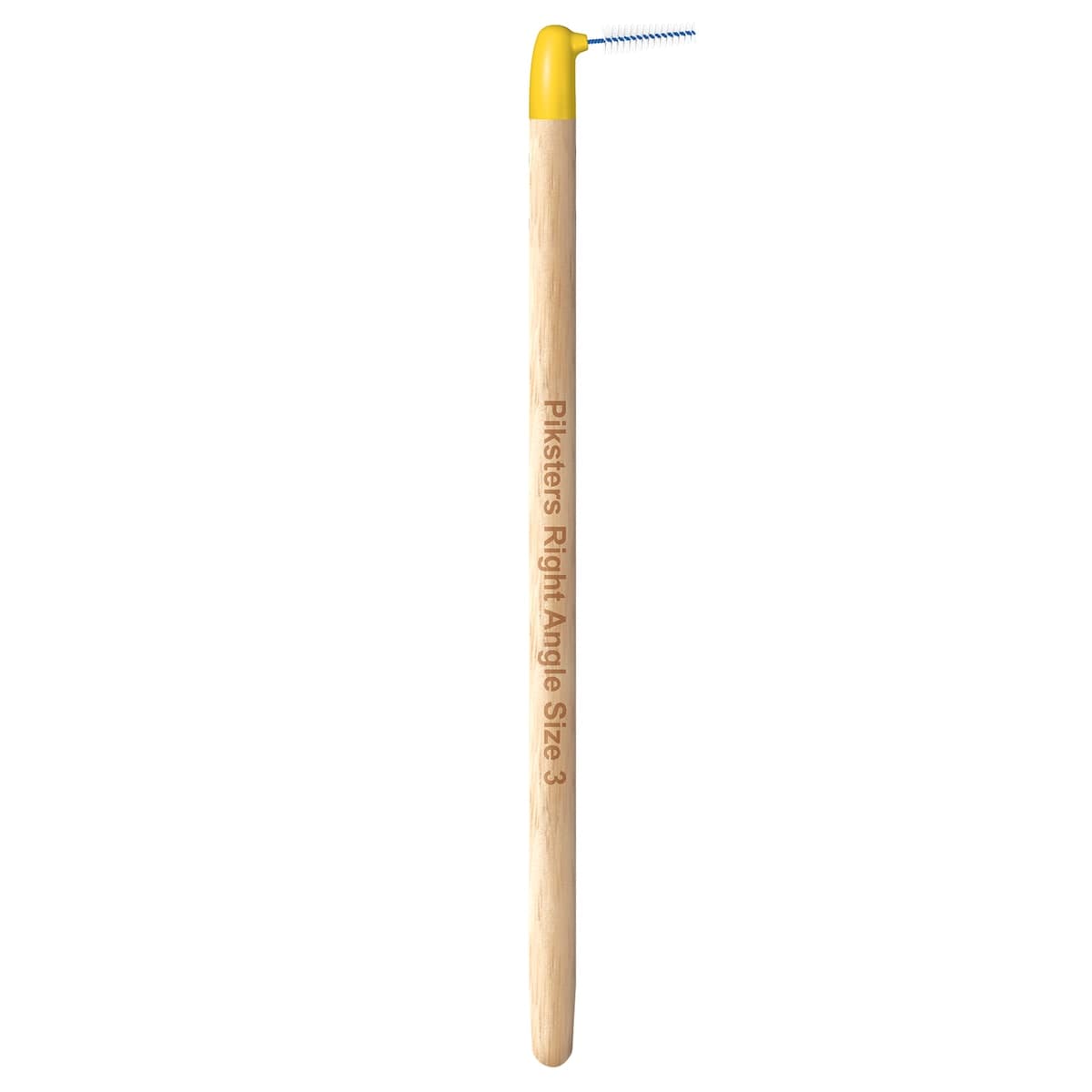 Thumbnail Piksters Bamboo Right Angle Intertendental Brush Size 3 Yellow 6 Pack