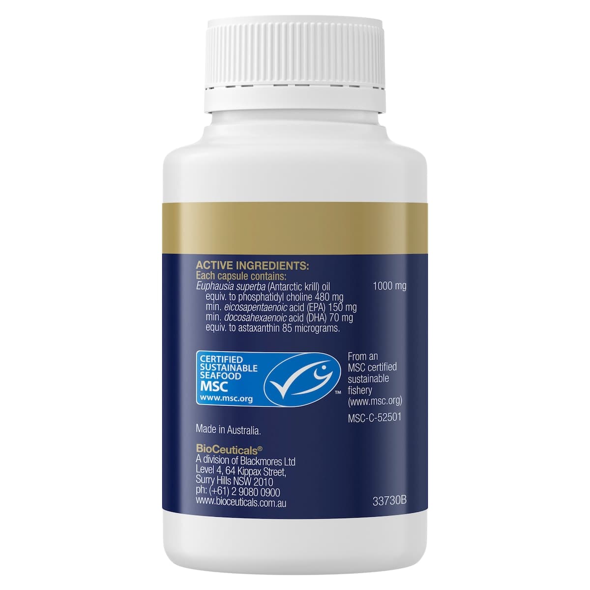 Thumbnail BioCeuticals UltraClean Krill Oil Concentrate 60 Capsules