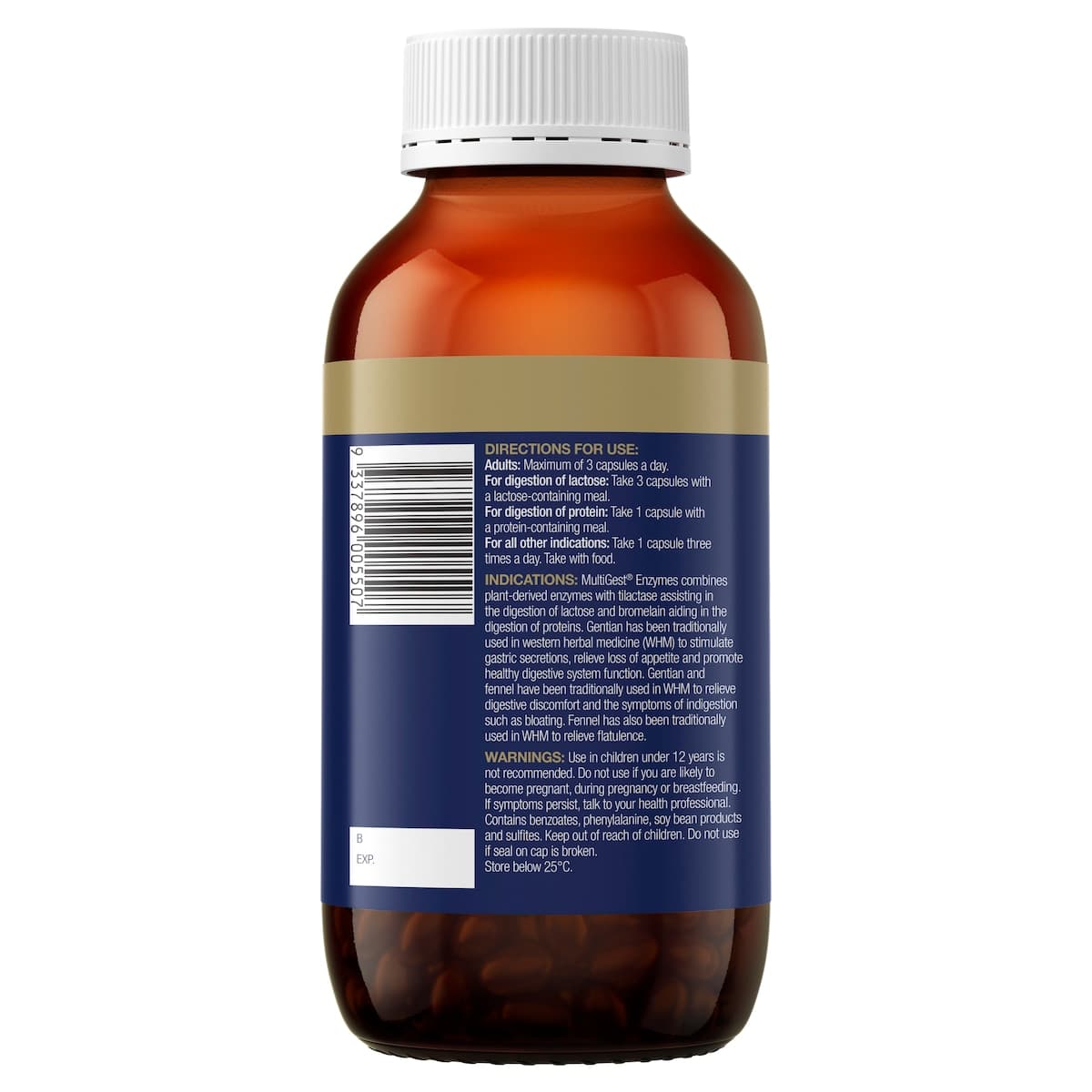 Thumbnail BioCeuticals MultiGest Enzymes 180 Capsules