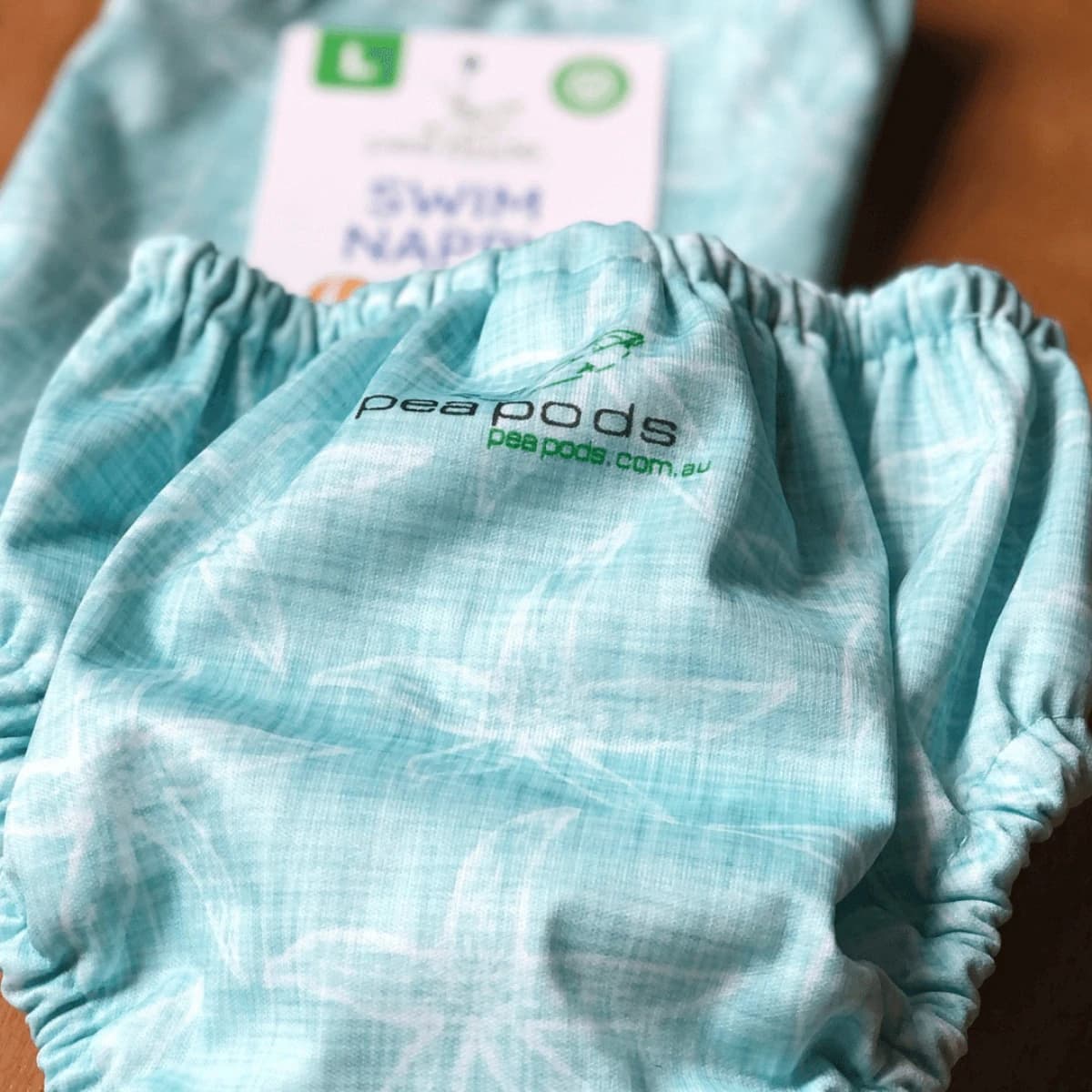 Thumbnail Pea Pods Reusable Swim Nappies Starfish Blue Large