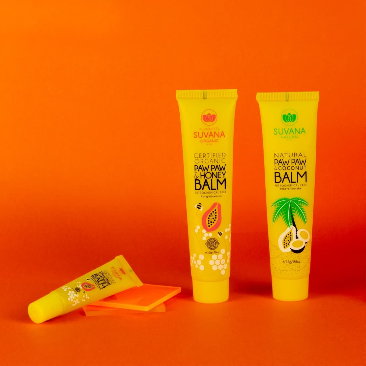 Thumbnail Suvana Certified Organic Pawpaw & Honey Lip Balm 25g