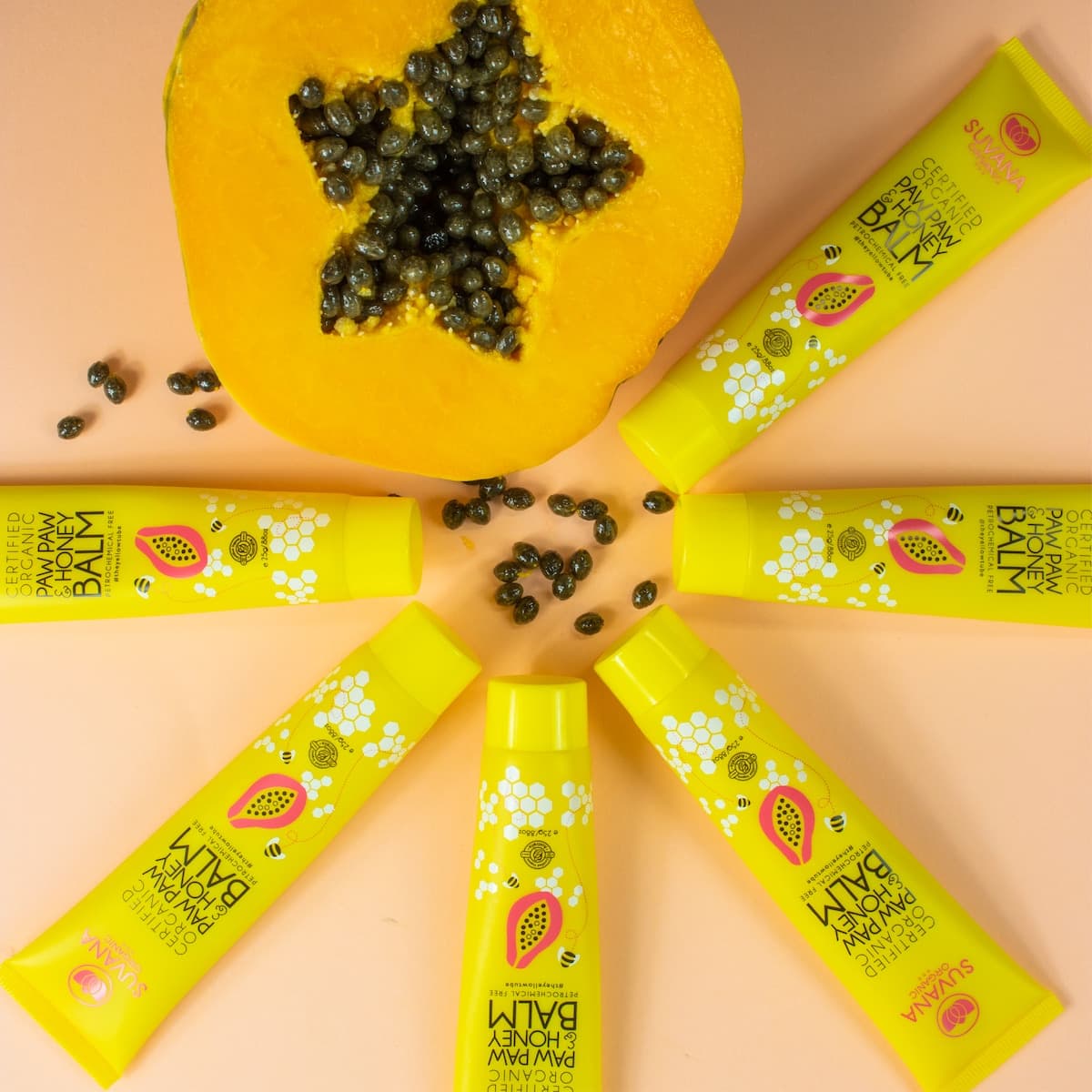 Thumbnail Suvana Certified Organic Pawpaw & Honey Lip Balm 25g