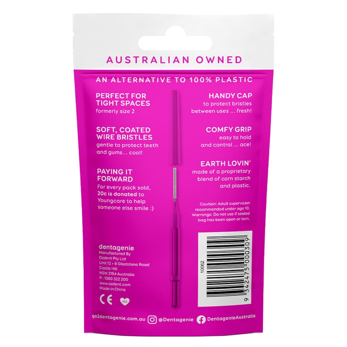 Thumbnail GO2 Dentagenie Interdental Brush Tight 12 Pack