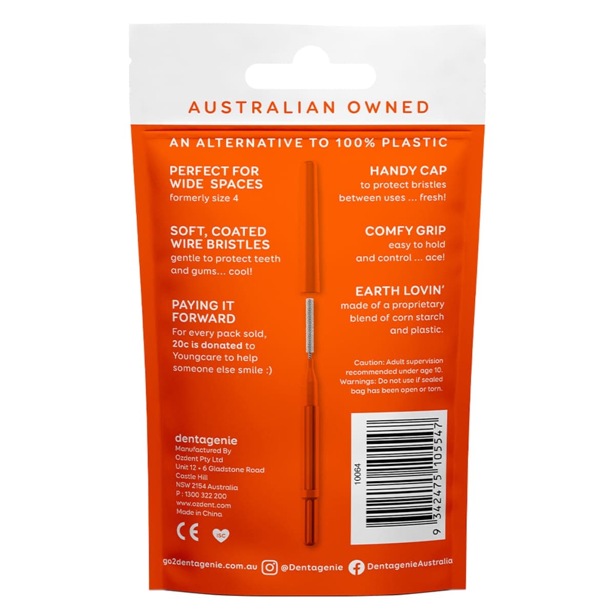 Thumbnail GO2 Dentagenie Interdental Brush Wide 12 Pack