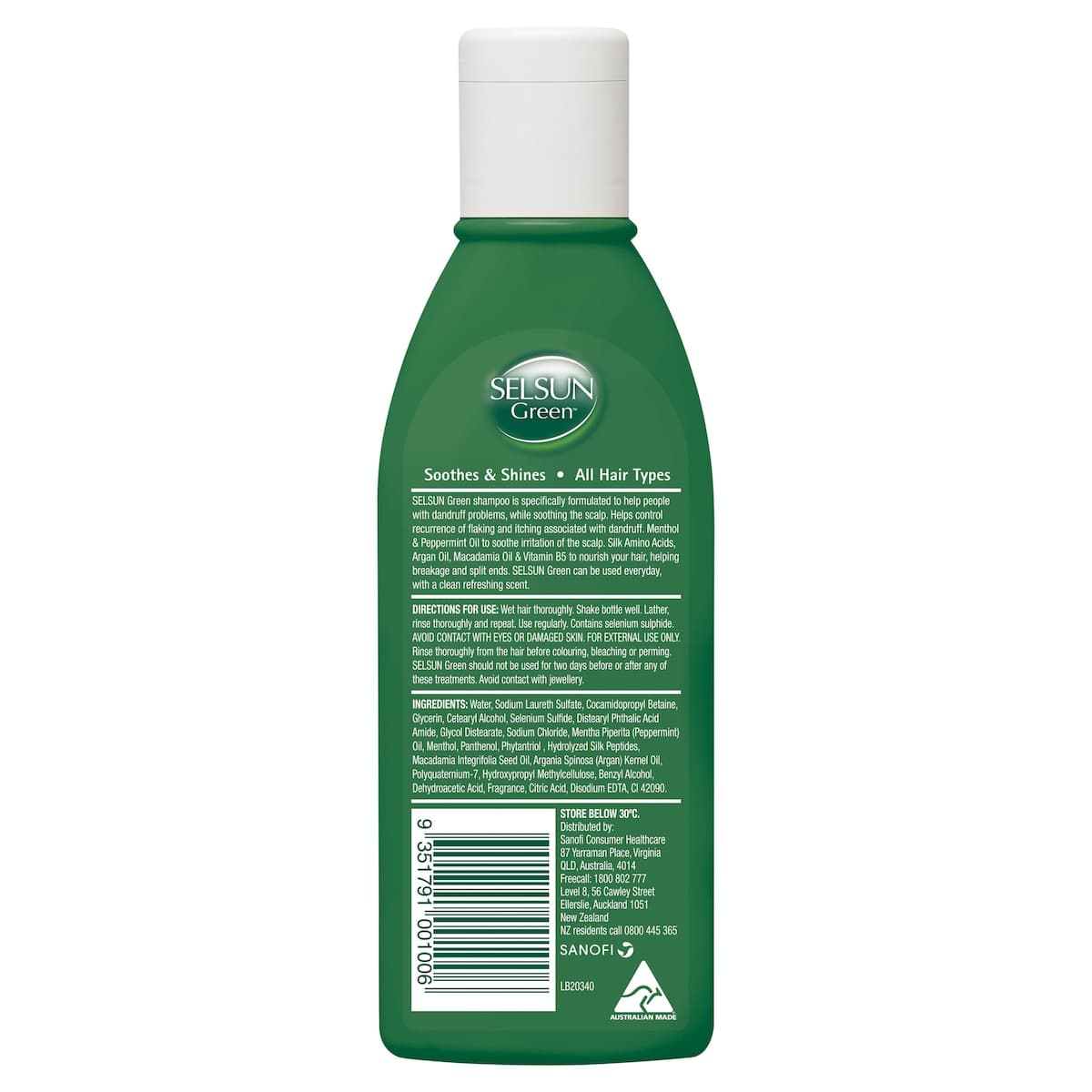 Thumbnail Selsun Green Anti-Dandruff Shampoo 200ml