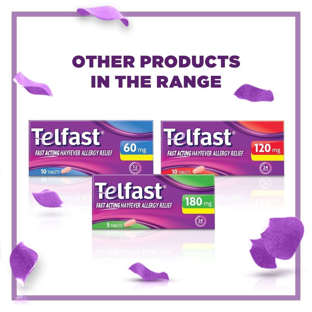 Thumbnail Telfast Allergy & Hayfever Relief 180mg 5 Tablets