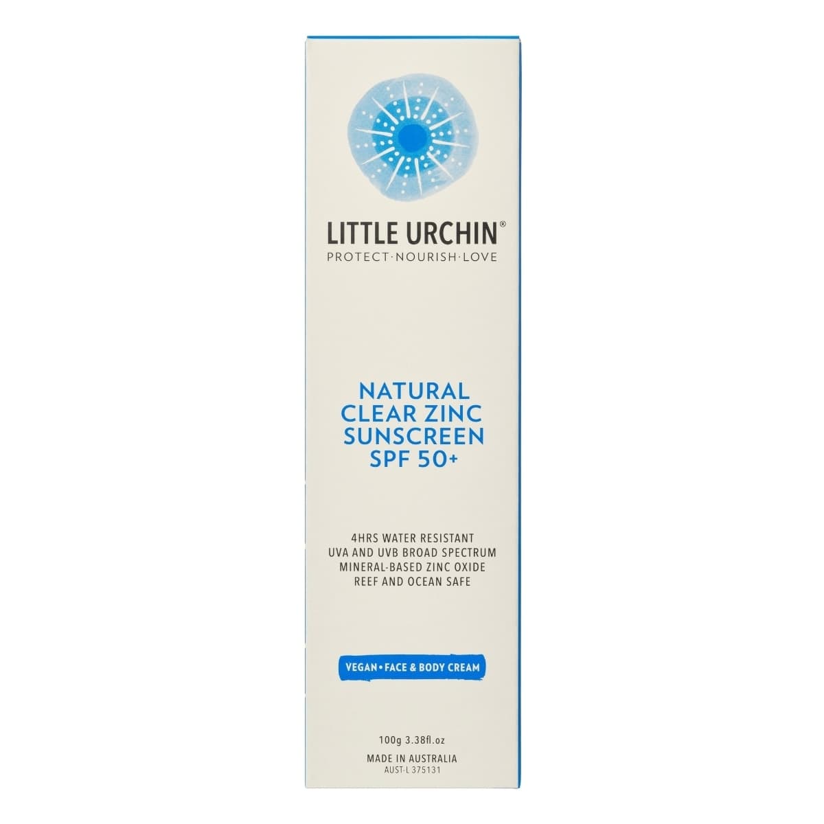 Thumbnail Little Urchin Natural Clear Zinc Sunscreen SPF50+ 100g