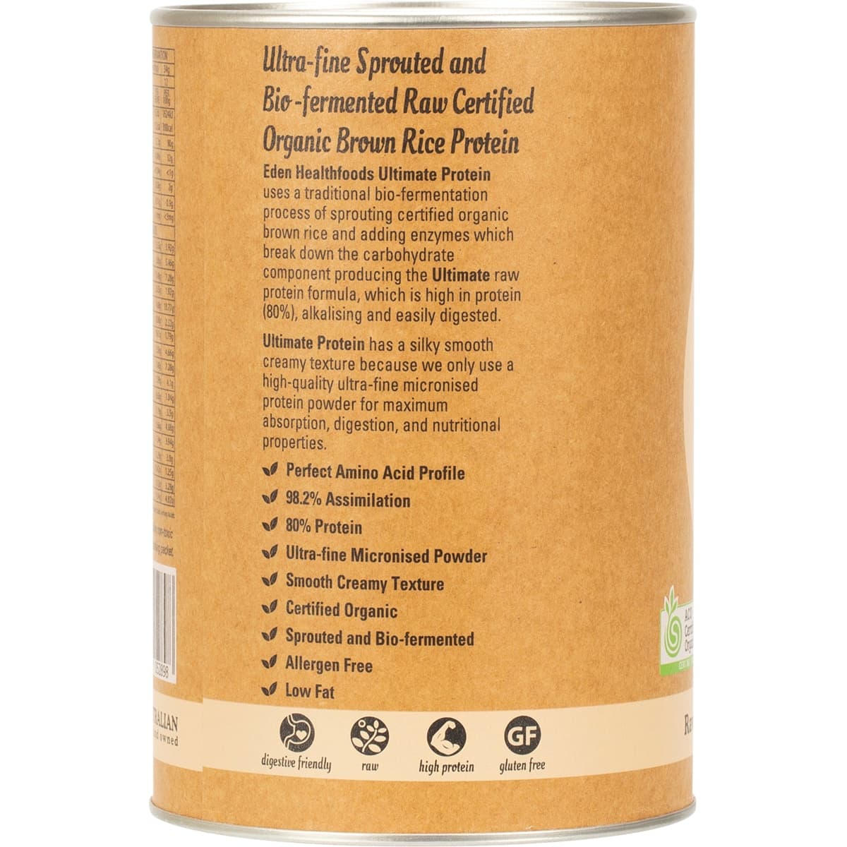 Thumbnail Eden Healthfoods Ultimate Vegan Rice Protein Natural 400g