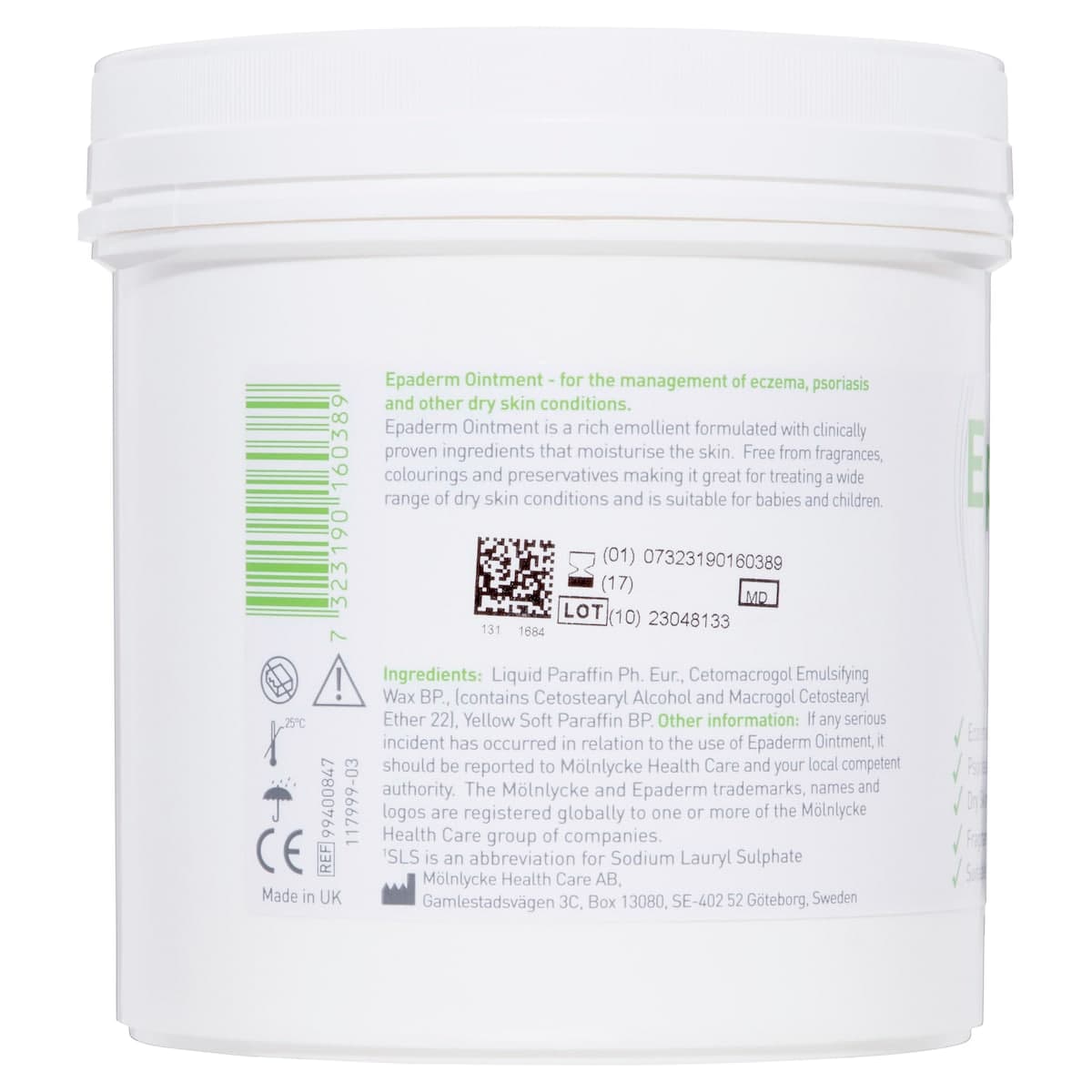 Thumbnail Epaderm Ointment 500g