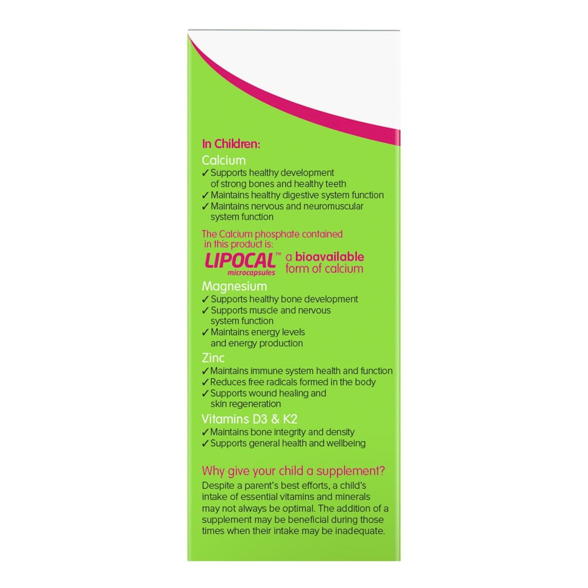 Thumbnail Brauer Kids Liquid Calcium with Magnesium & Zinc 200ml