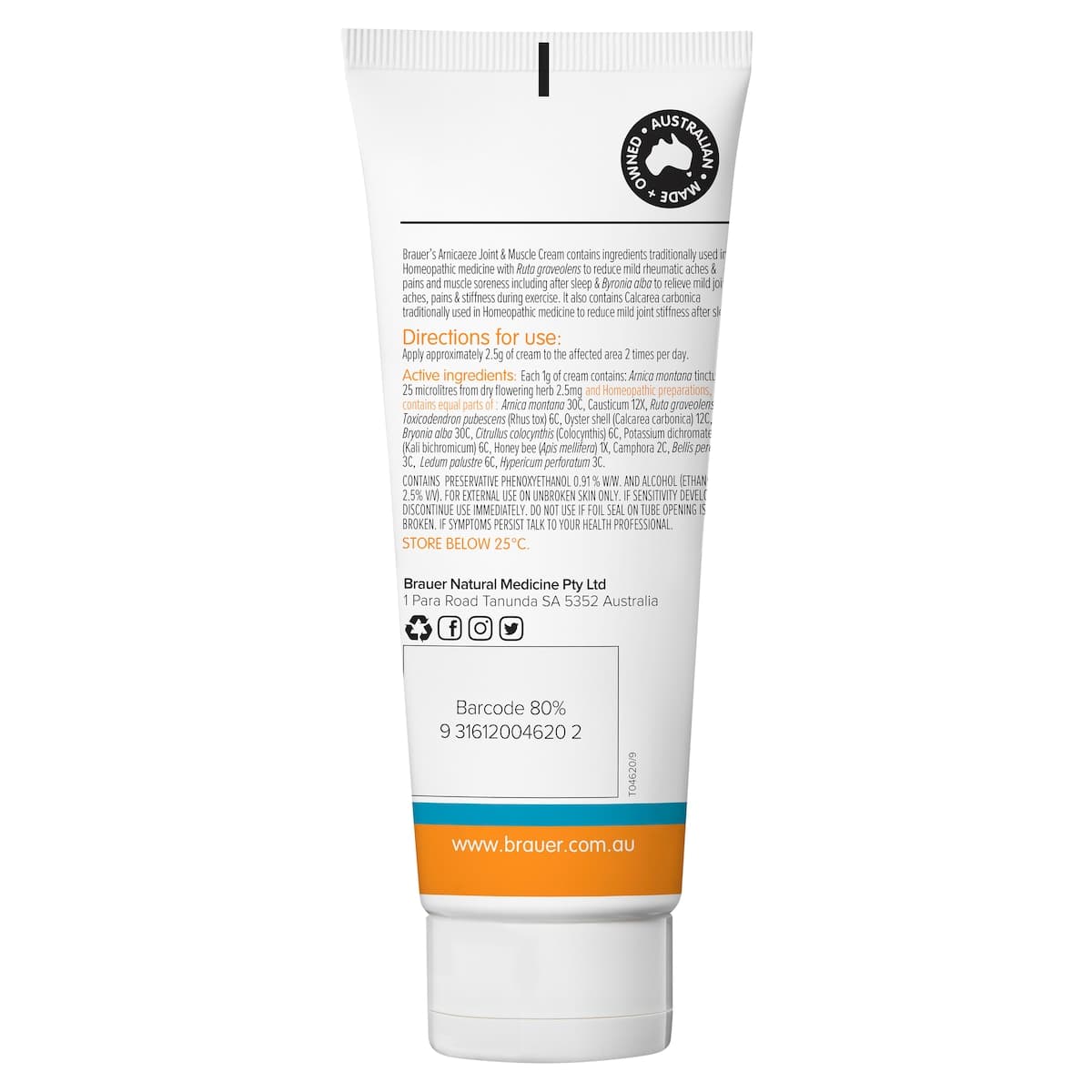Thumbnail Brauer Arnicaeze Joint And Muscle Cream 100g