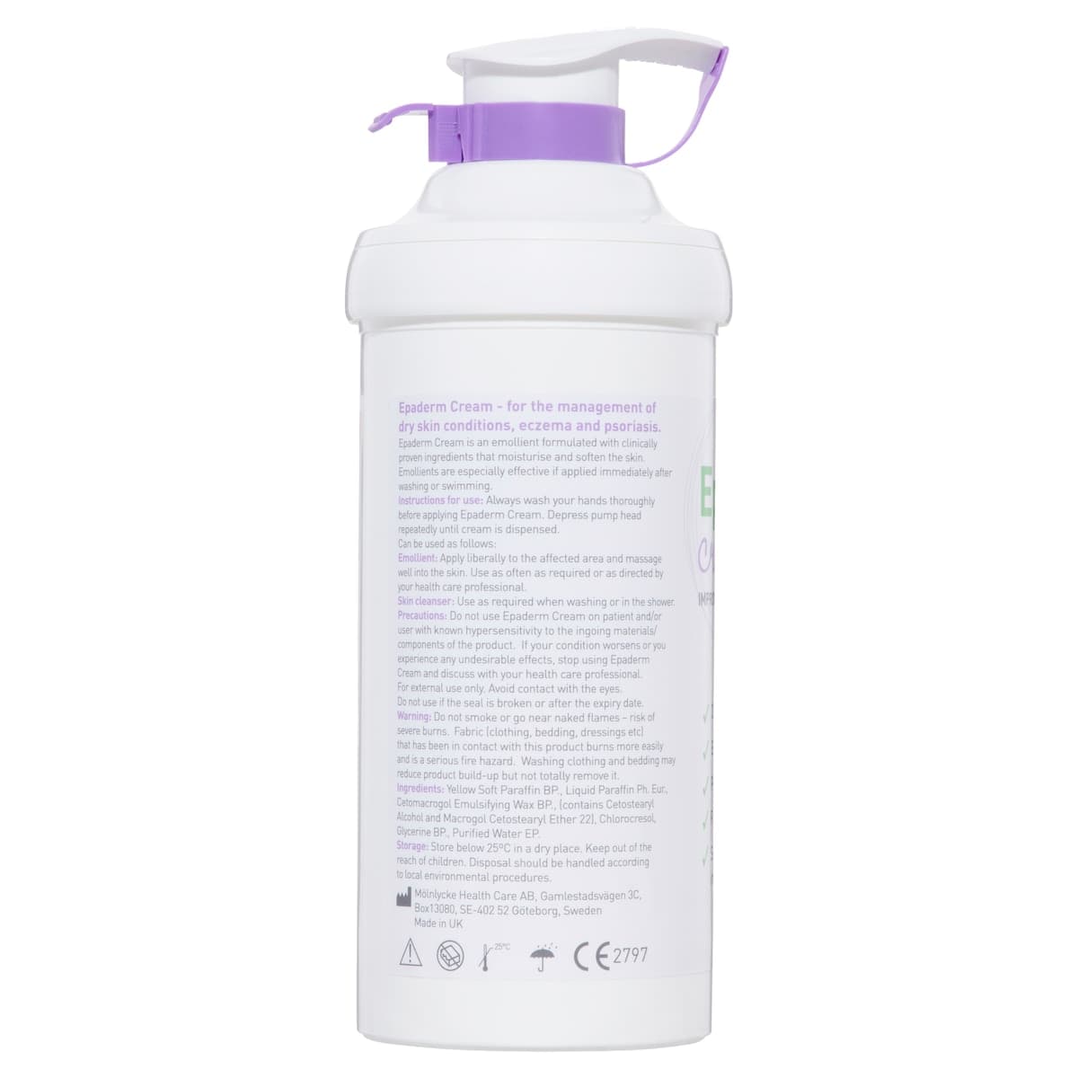Thumbnail Epaderm Cream 500g Pump