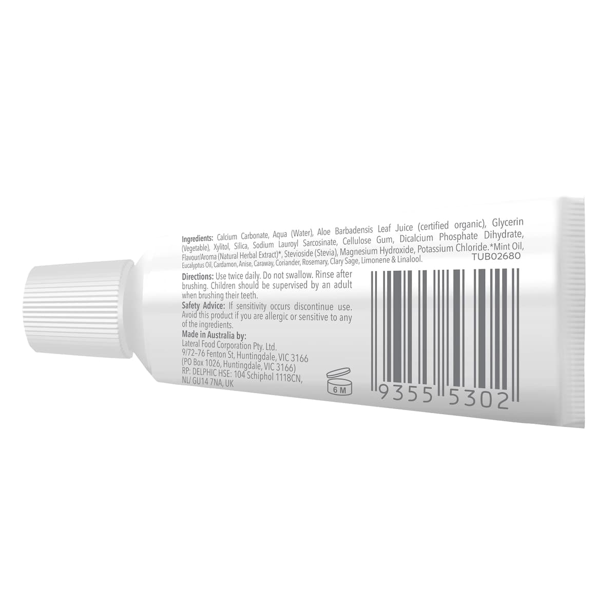 Thumbnail Grants Natural Toothpaste Mild Mint Fluoride Free 25g