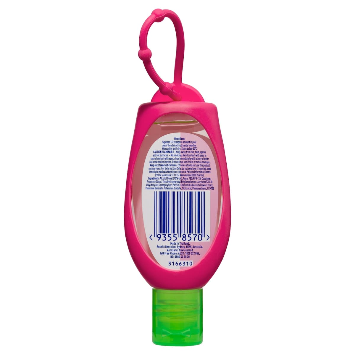 Thumbnail Dettol Instant Hand Sanitiser Soothe with Pink Clip 50ml