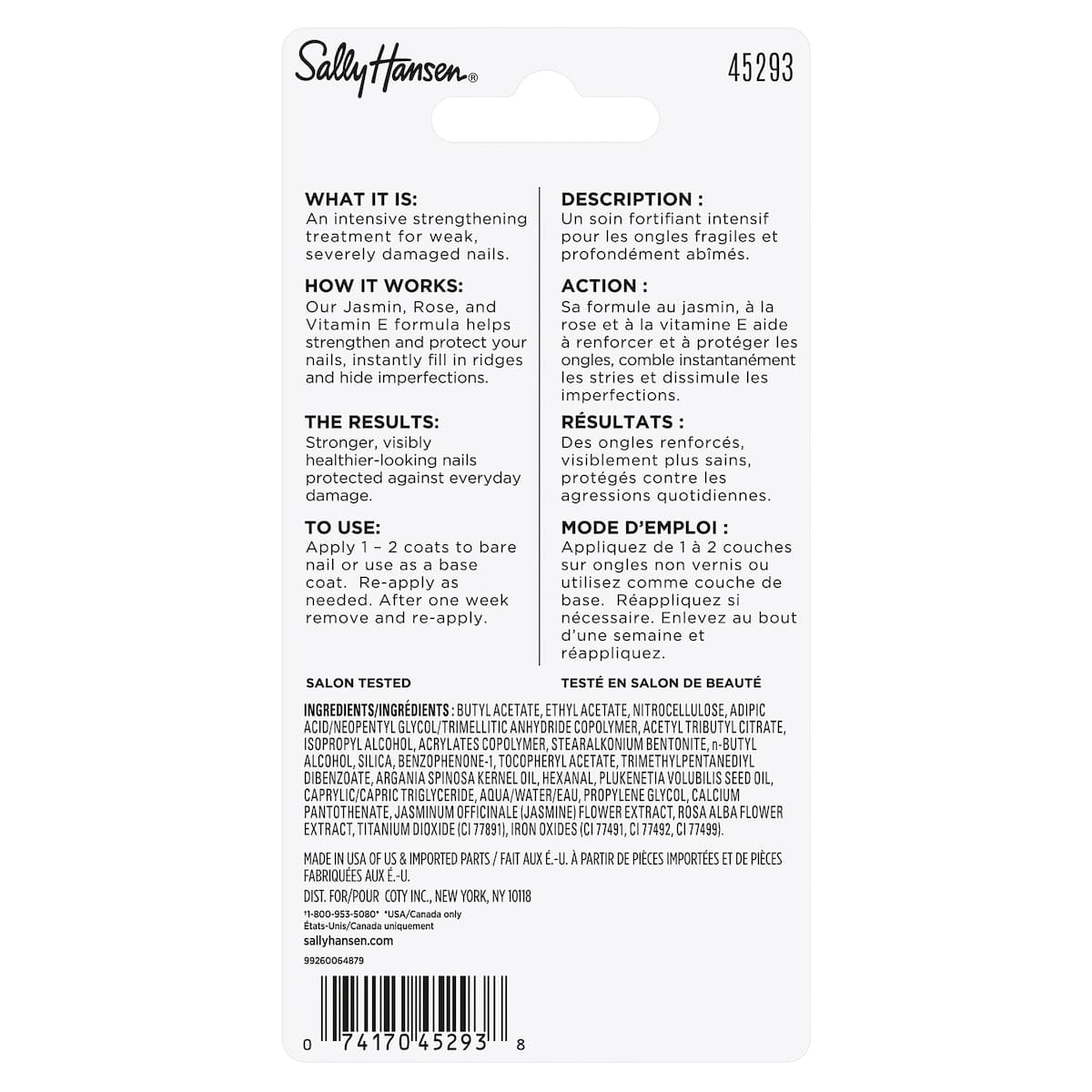 Thumbnail Sally Hansen Treatment Strengthener Nail Rehab 10ml