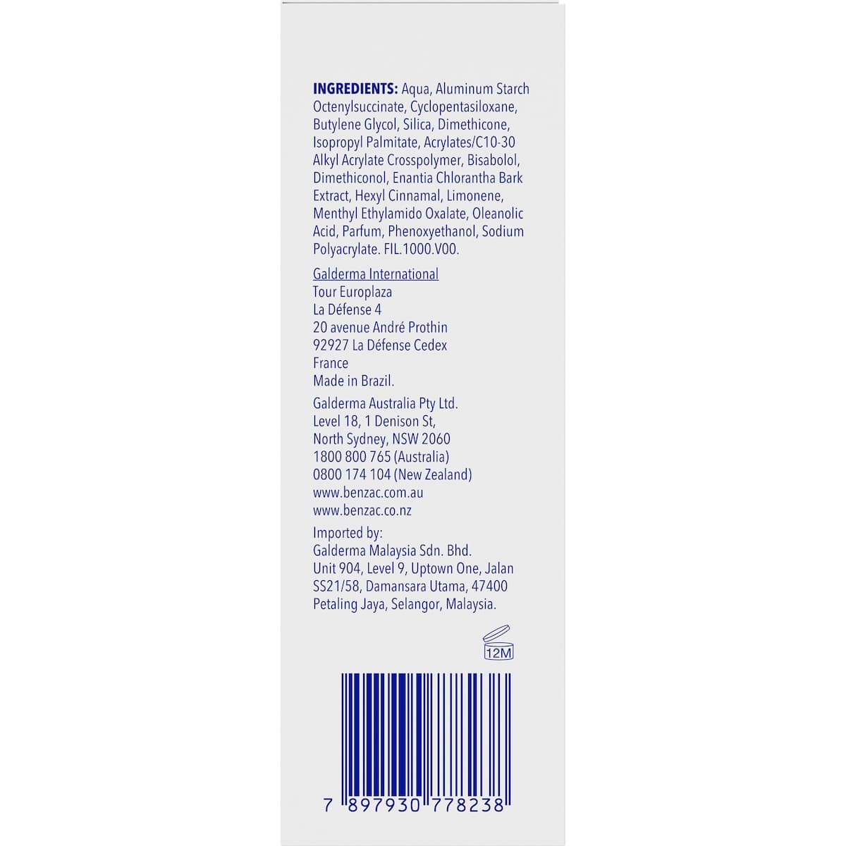 Thumbnail Benzac Oil Control Moisturiser 50ml