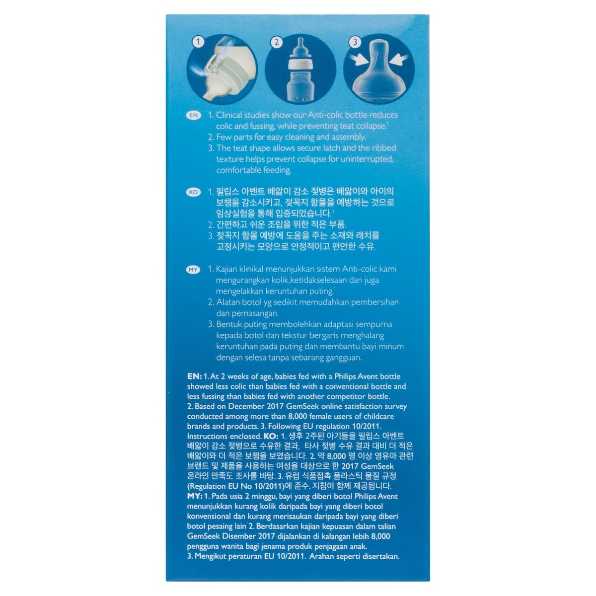 Thumbnail Avent Anti-Colic Baby Feeding Bottle BPA Free 2 x 125ml